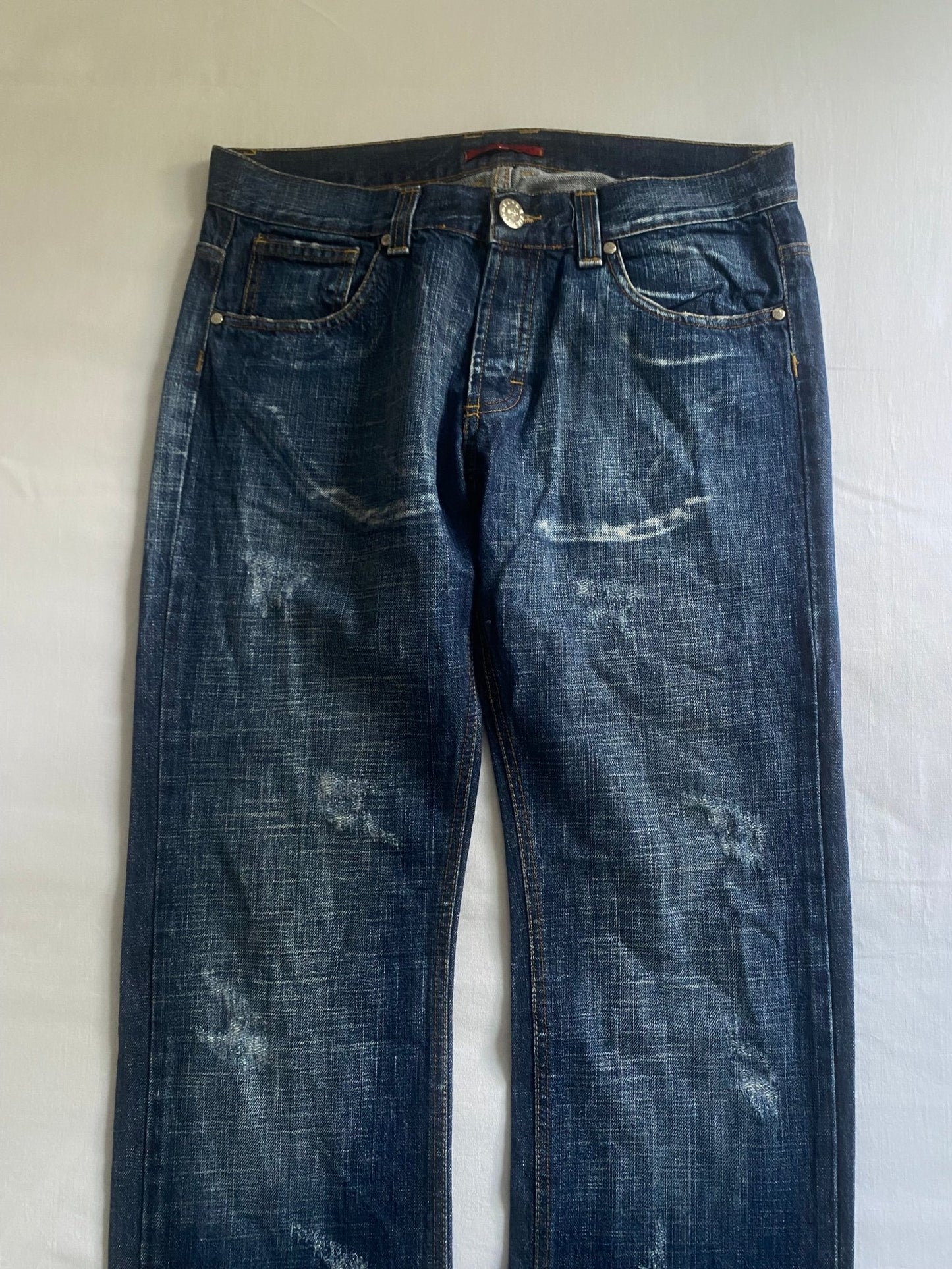 👖 Y2K Angel Devil Jeans - anbracaminte