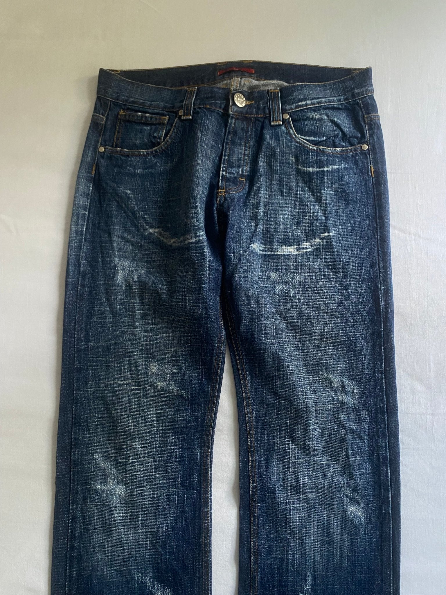 👖 Y2K Angel Devil Jeans - anbracaminte