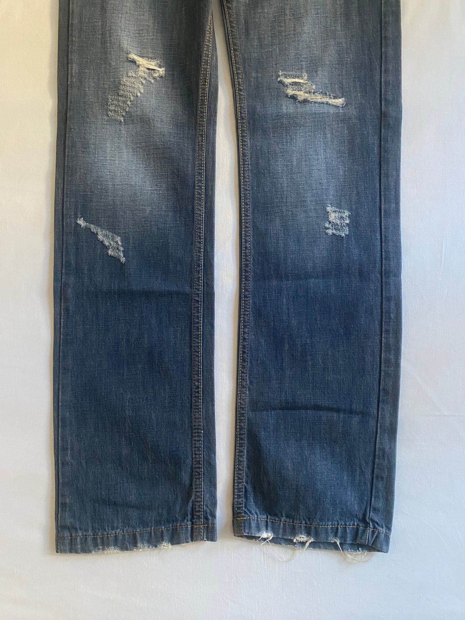 Y2K Angel Devil Studded Printed Jeans - anbracaminte