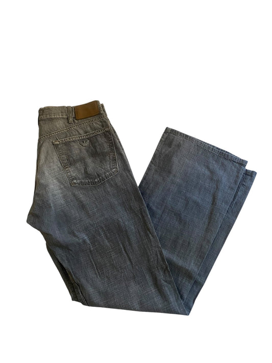 Y2K Armani Dark Grey Baggy Jeans - anbracaminte