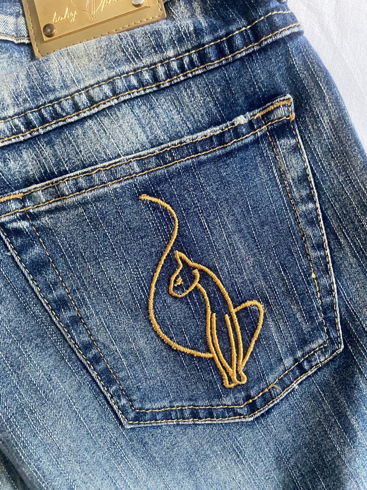 Y2K Baby Phat Women’s Jeans – US 5 – Stretchy Denim - anbracaminte
