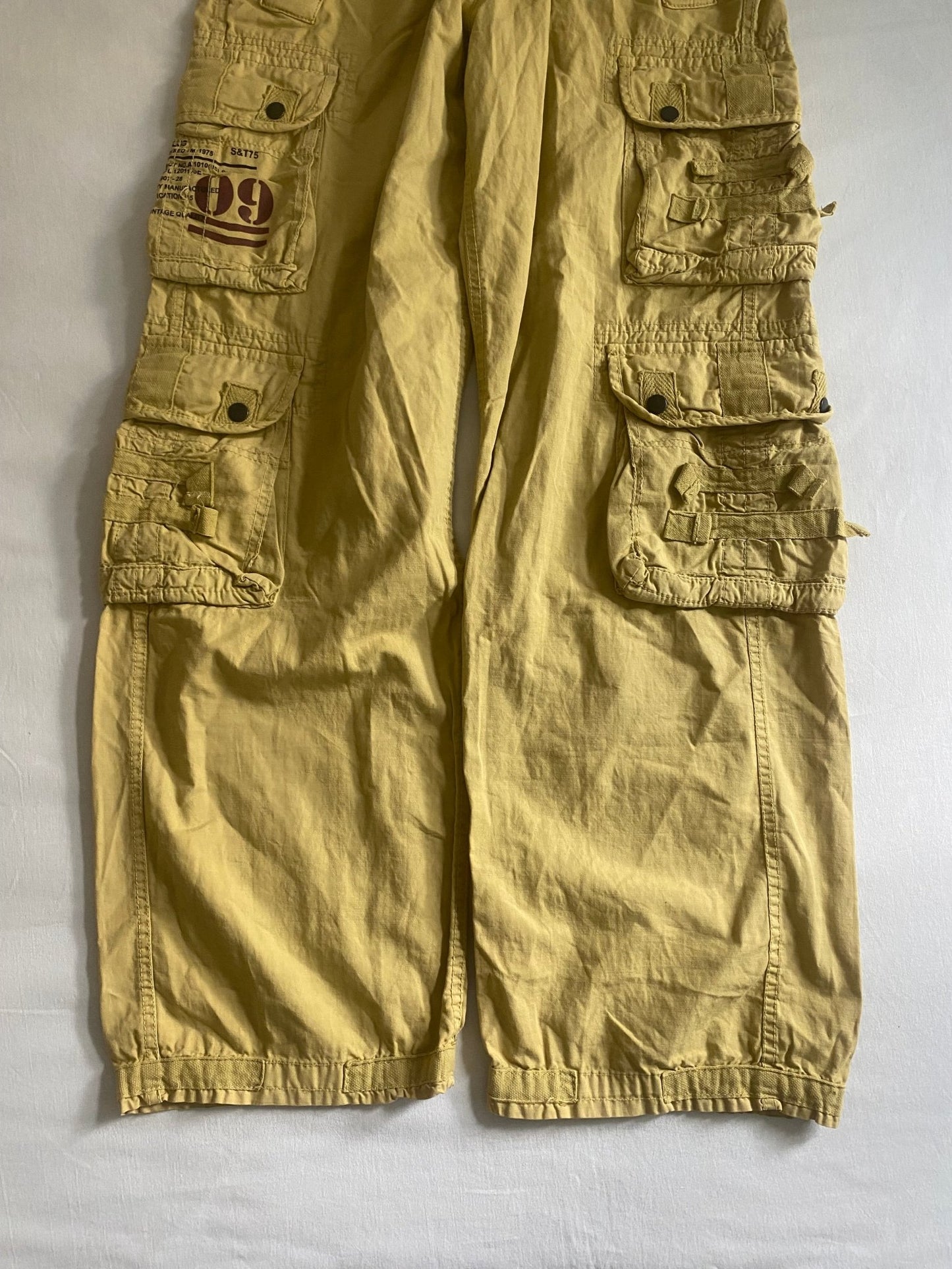 Y2K Baggy Cargo Pants - anbracaminte