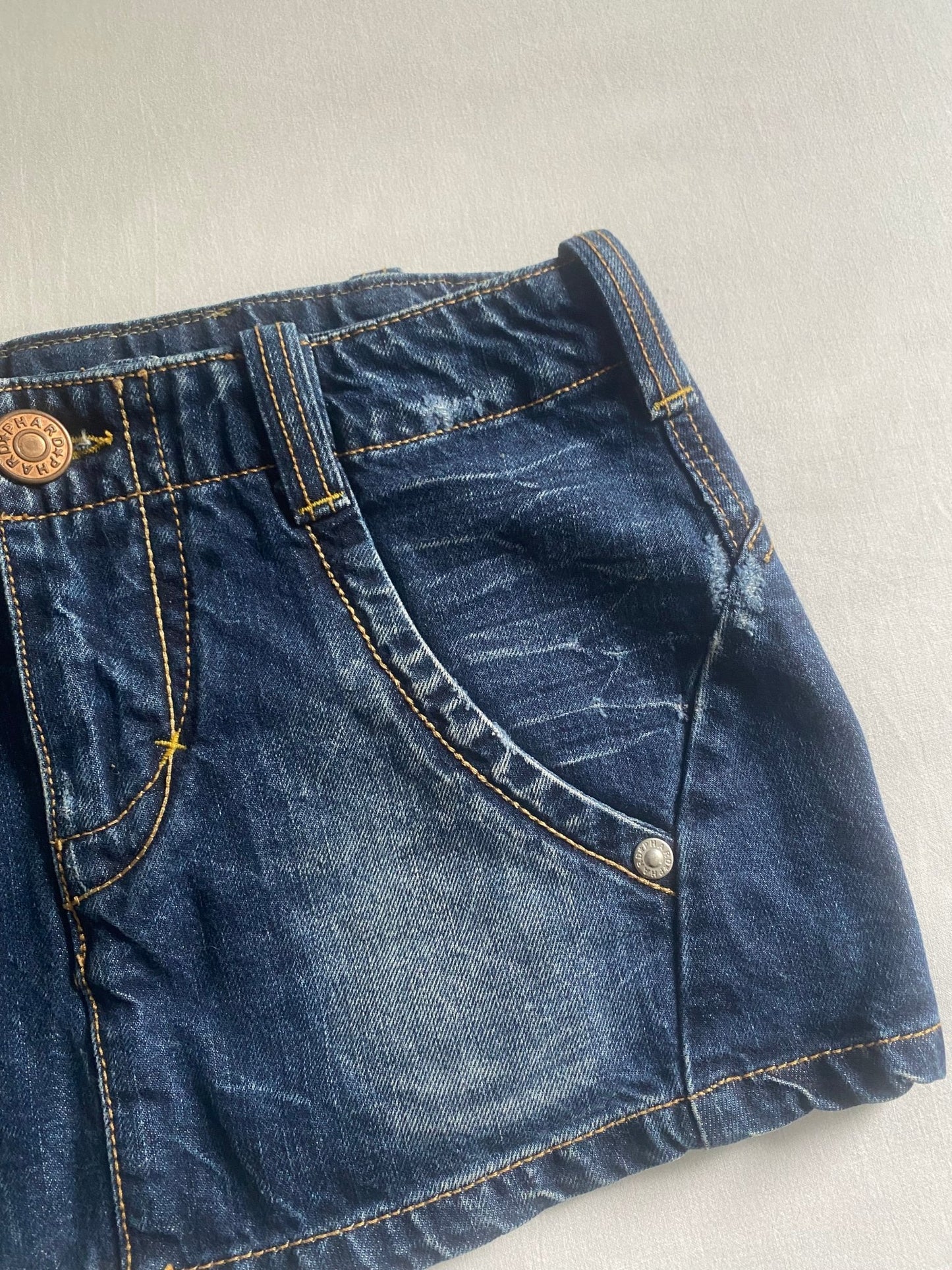 Y2K Denim Mini Skirt - anbracaminte