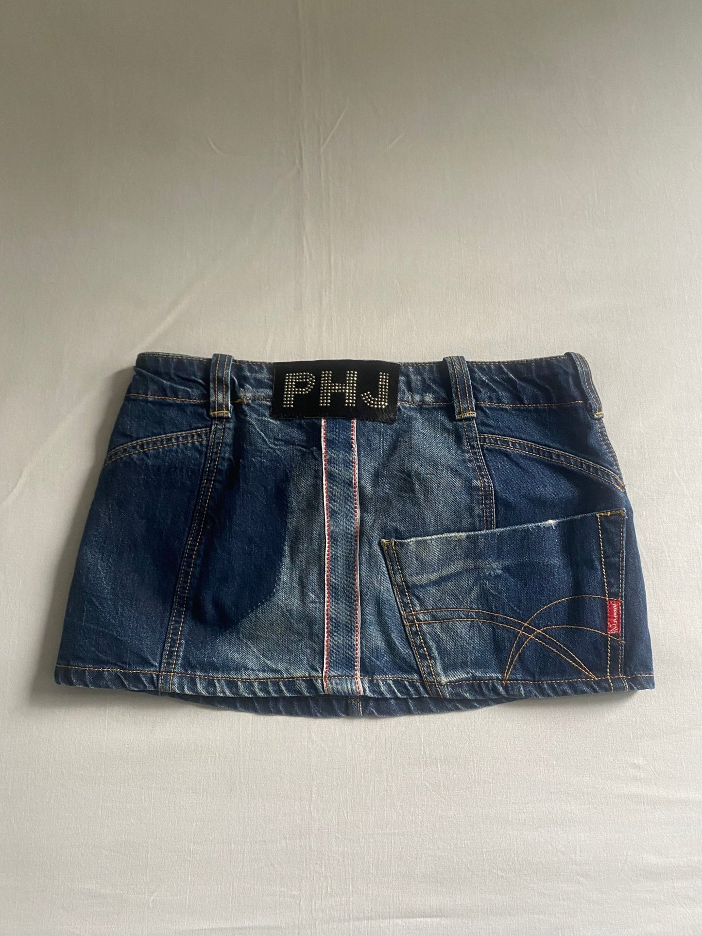 Y2K Denim Mini Skirt - anbracaminte