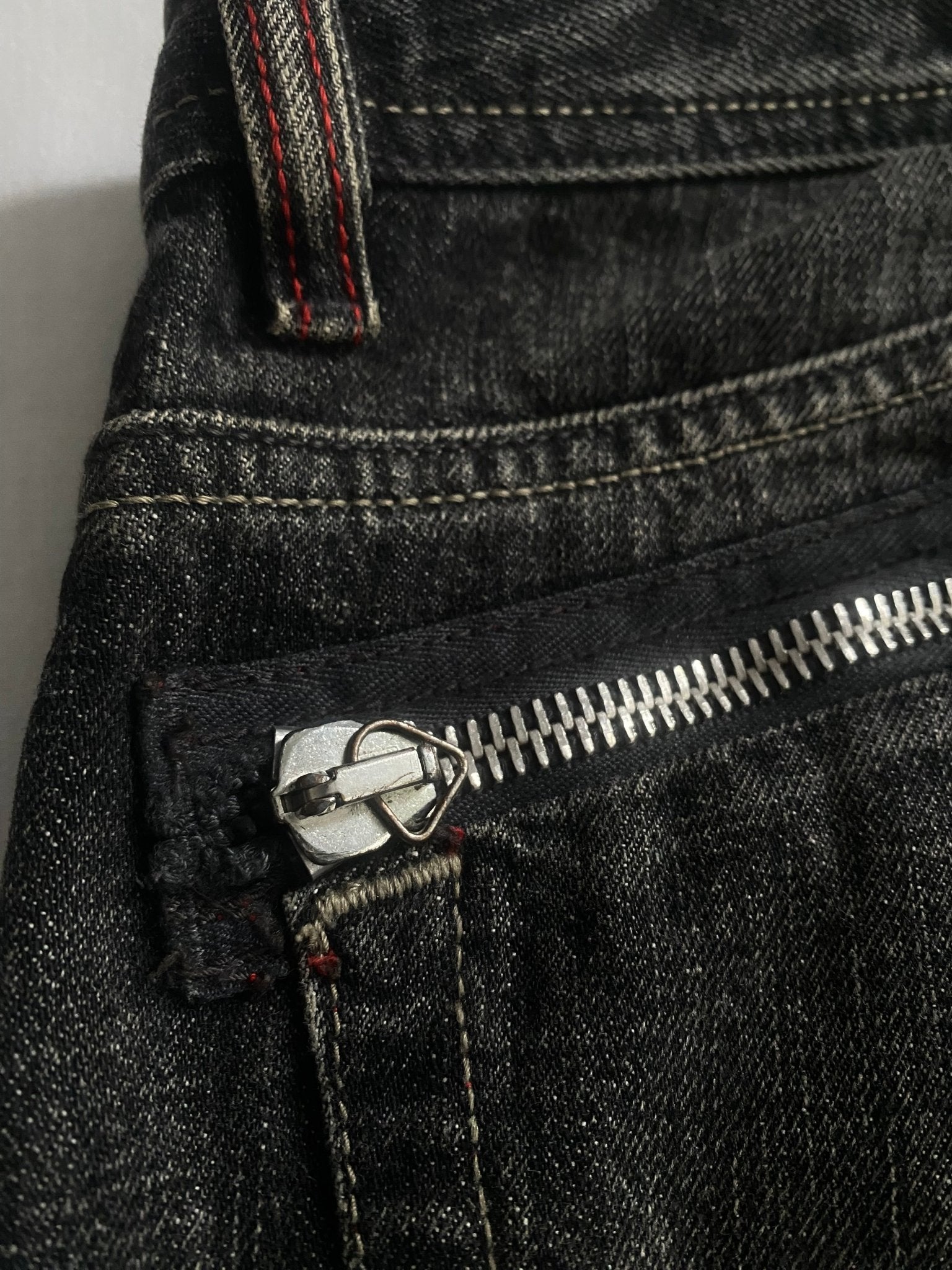 🖤 Y2K Diesel Black Baggy Jeans - anbracaminte