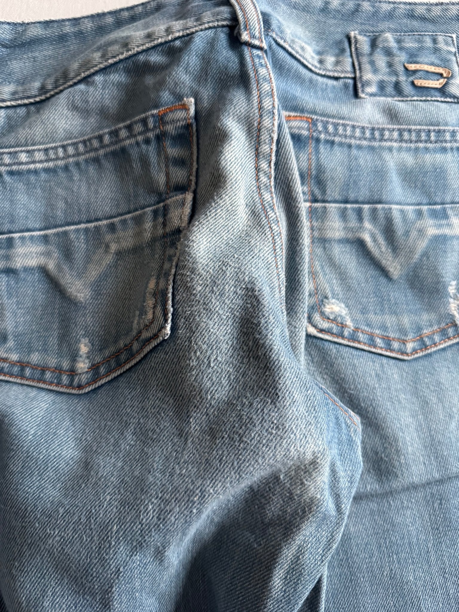 👖 Y2K Diesel Cherone Jeans / Light Wash, Low Rise, Bootcut (US 28) - anbracaminte