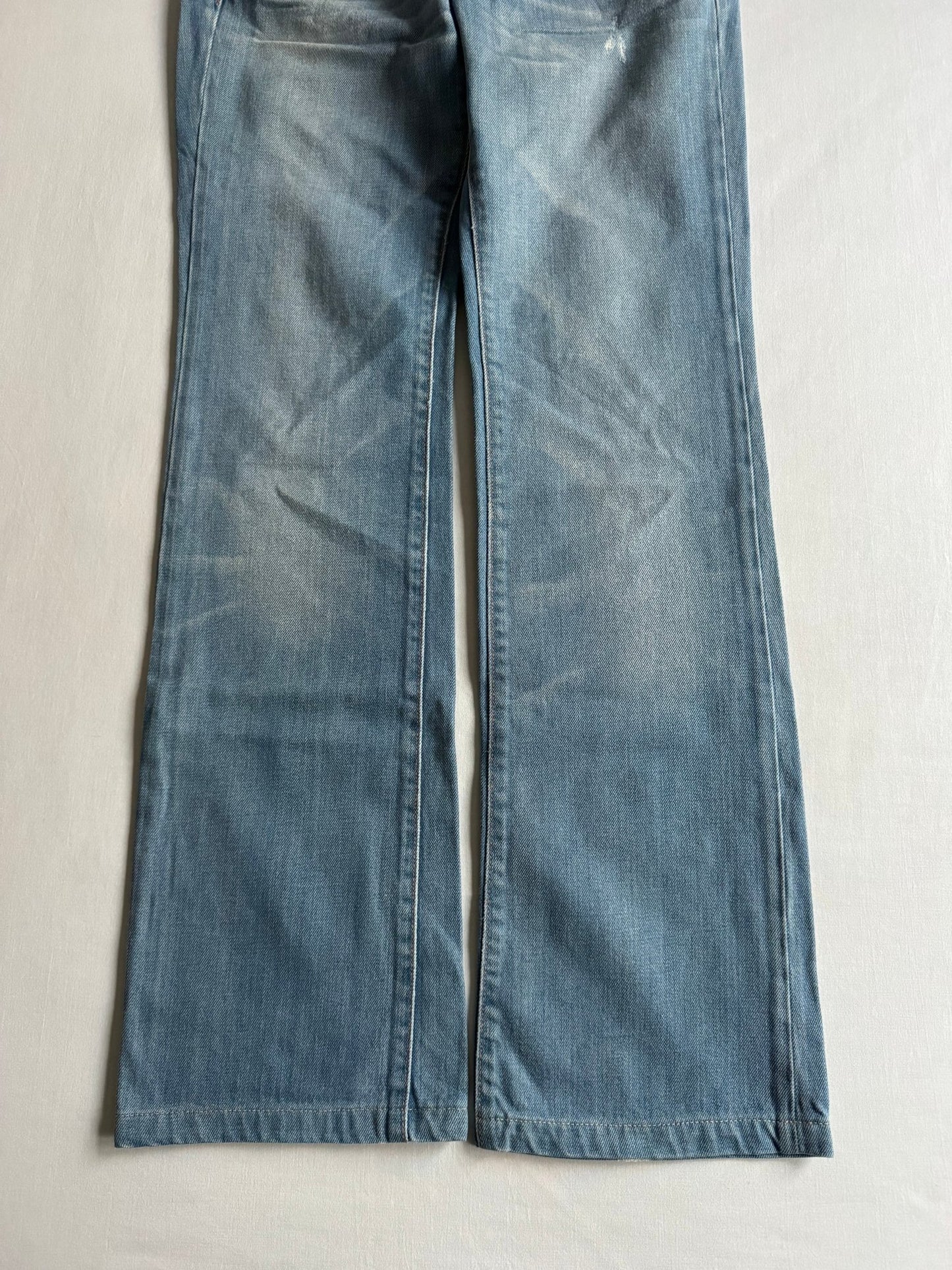 👖 Y2K Diesel Cherone Jeans / Light Wash, Low Rise, Bootcut (US 28) - anbracaminte