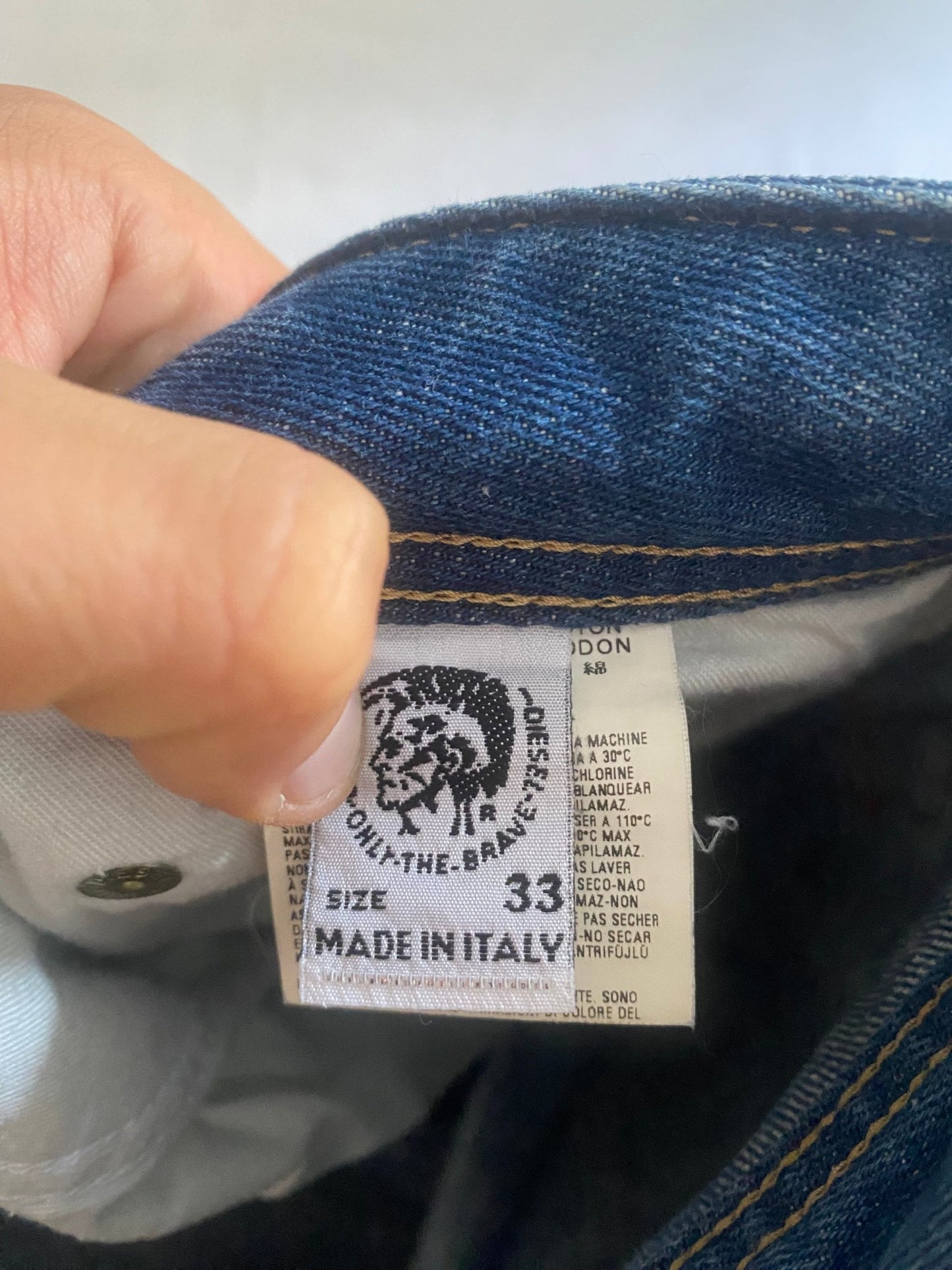 👖 Y2K Diesel Light Wash Baggy Jeans - anbracaminte