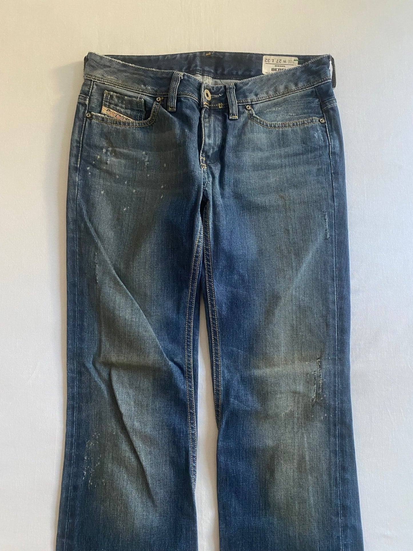 Y2K Diesel Mud Wash Bootcut Jeans - anbracaminte