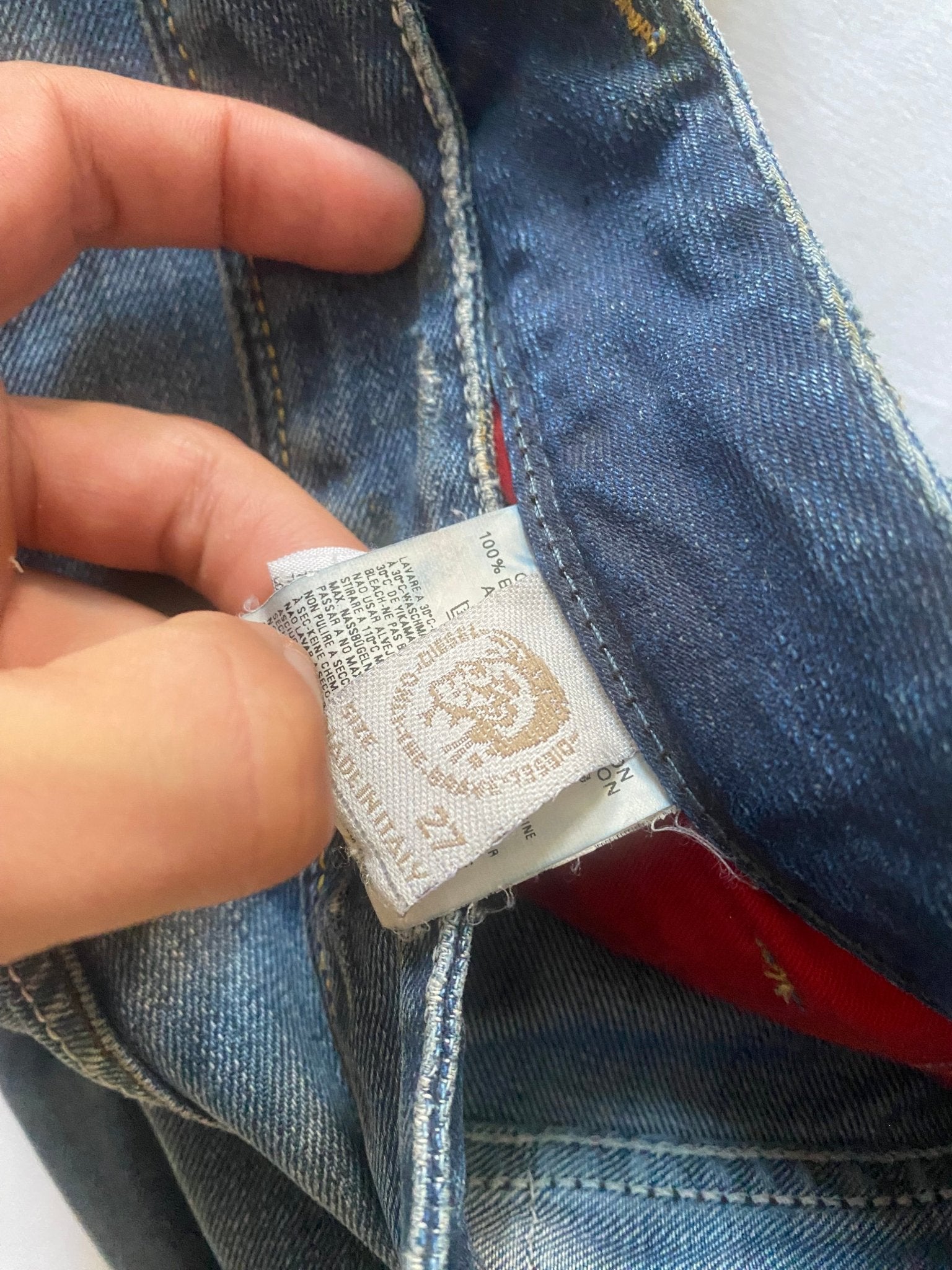 Y2K Diesel Mud Wash Bootcut Jeans - anbracaminte