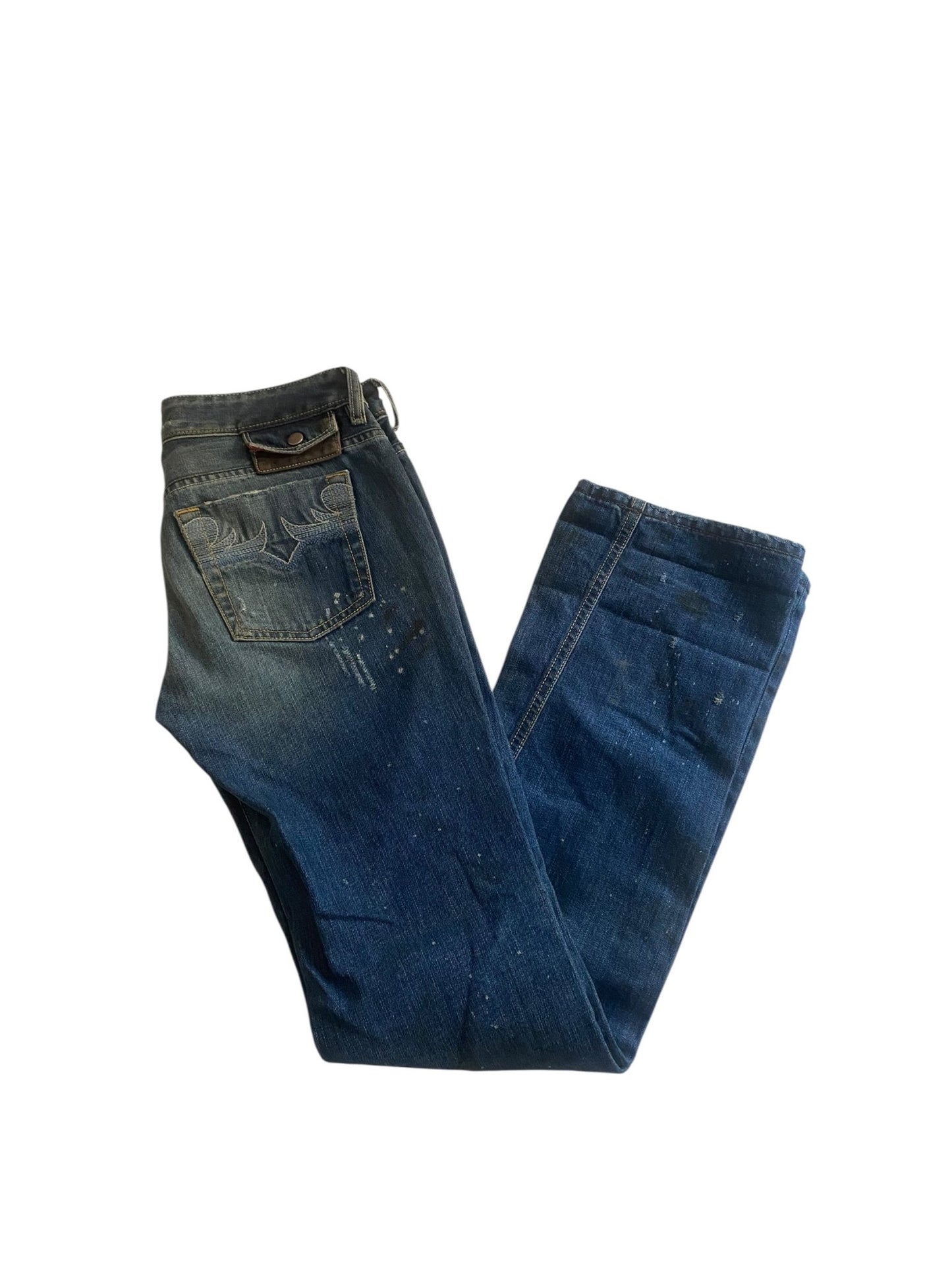 Y2K Diesel Mud Wash Bootcut Jeans - anbracaminte