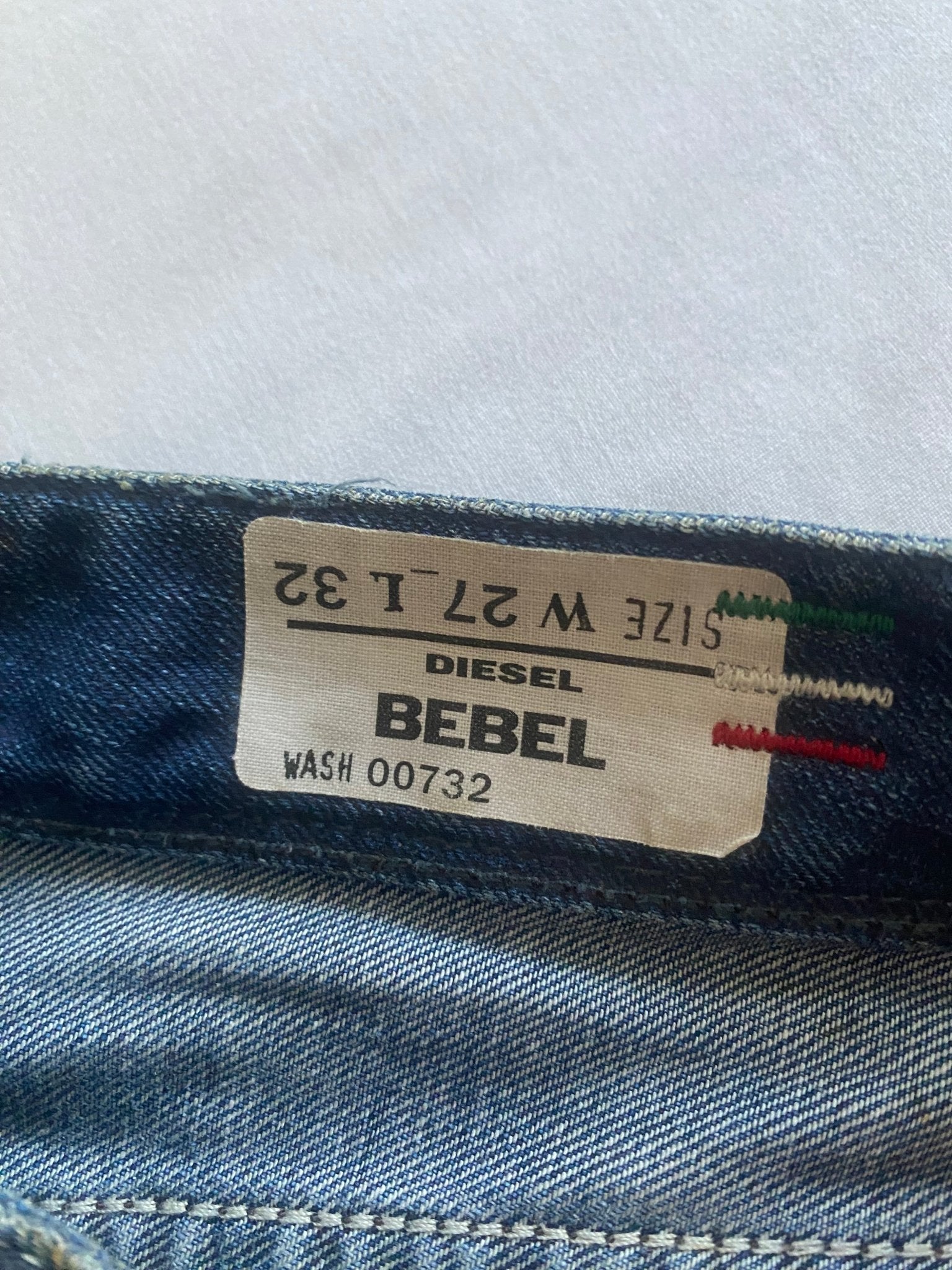 Y2K Diesel Mud Wash Bootcut Jeans - anbracaminte