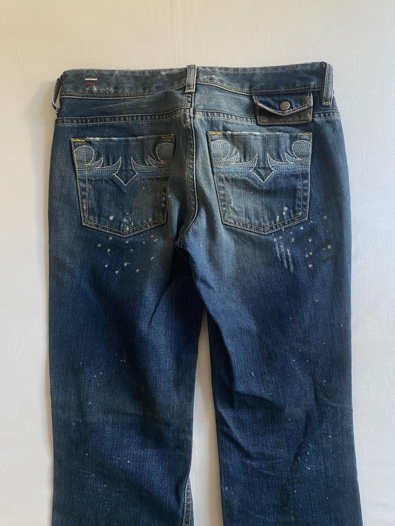 Y2K Diesel Mud Wash Bootcut Jeans - anbracaminte
