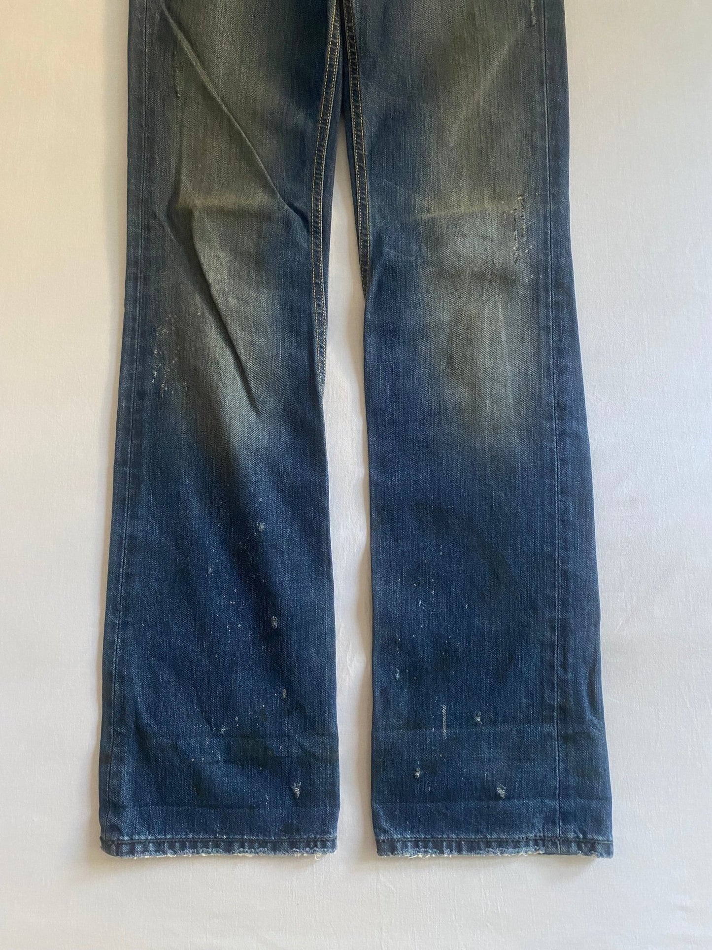 Y2K Diesel Mud Wash Bootcut Jeans - anbracaminte