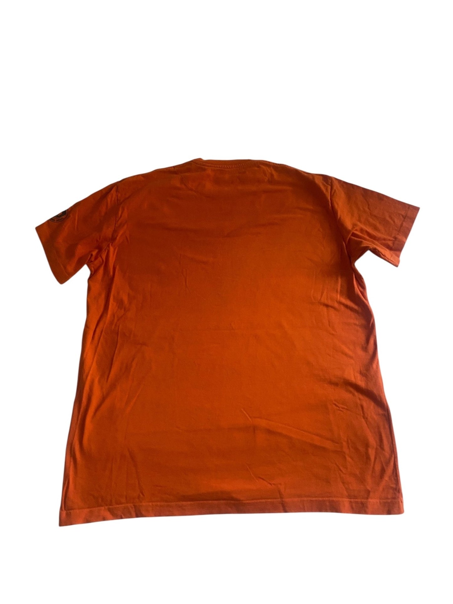 Y2K Diesel Orange Printed Tee - anbracaminte