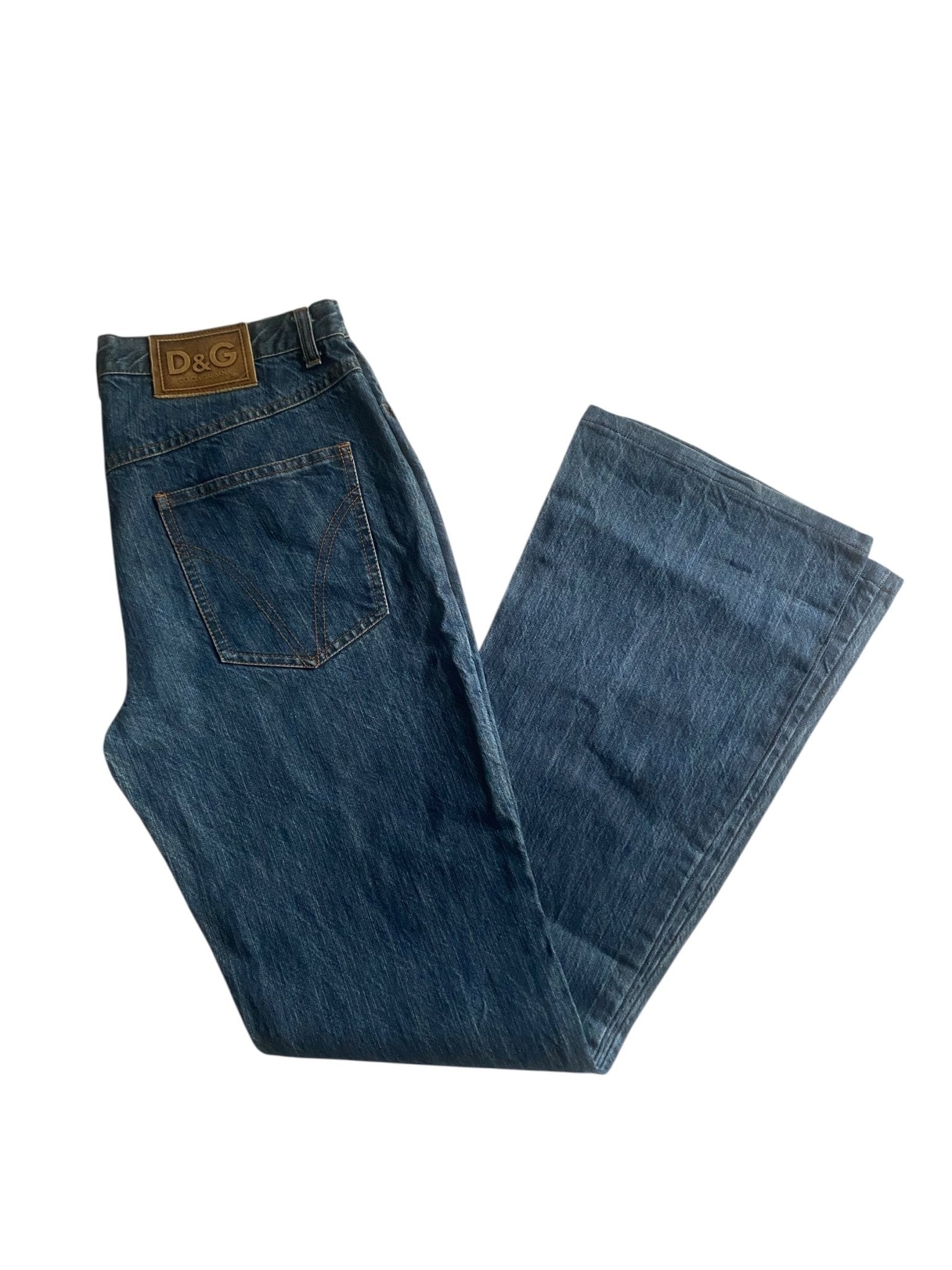 👖 Y2K Dolce & Gabbana Bootcut Jeans - anbracaminte