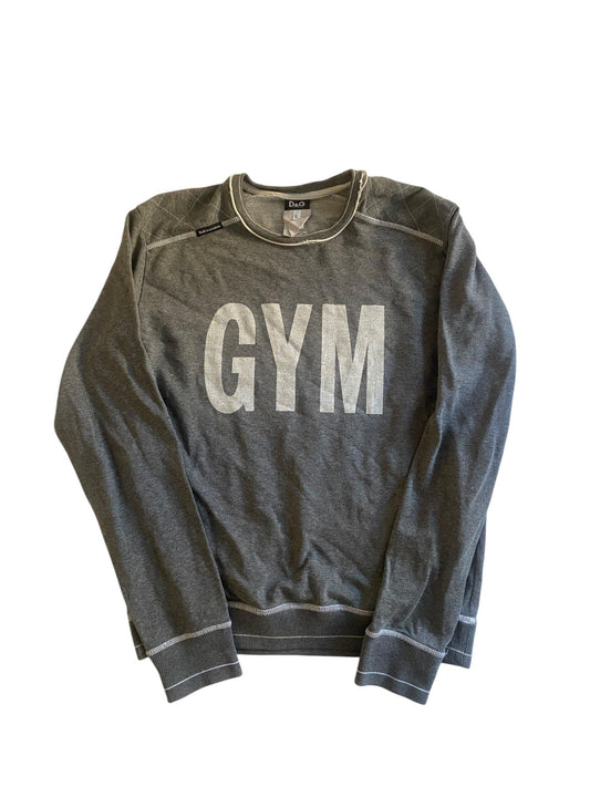 Y2K Dolce & Gabbana Gym Printed Crewneck - anbracaminte