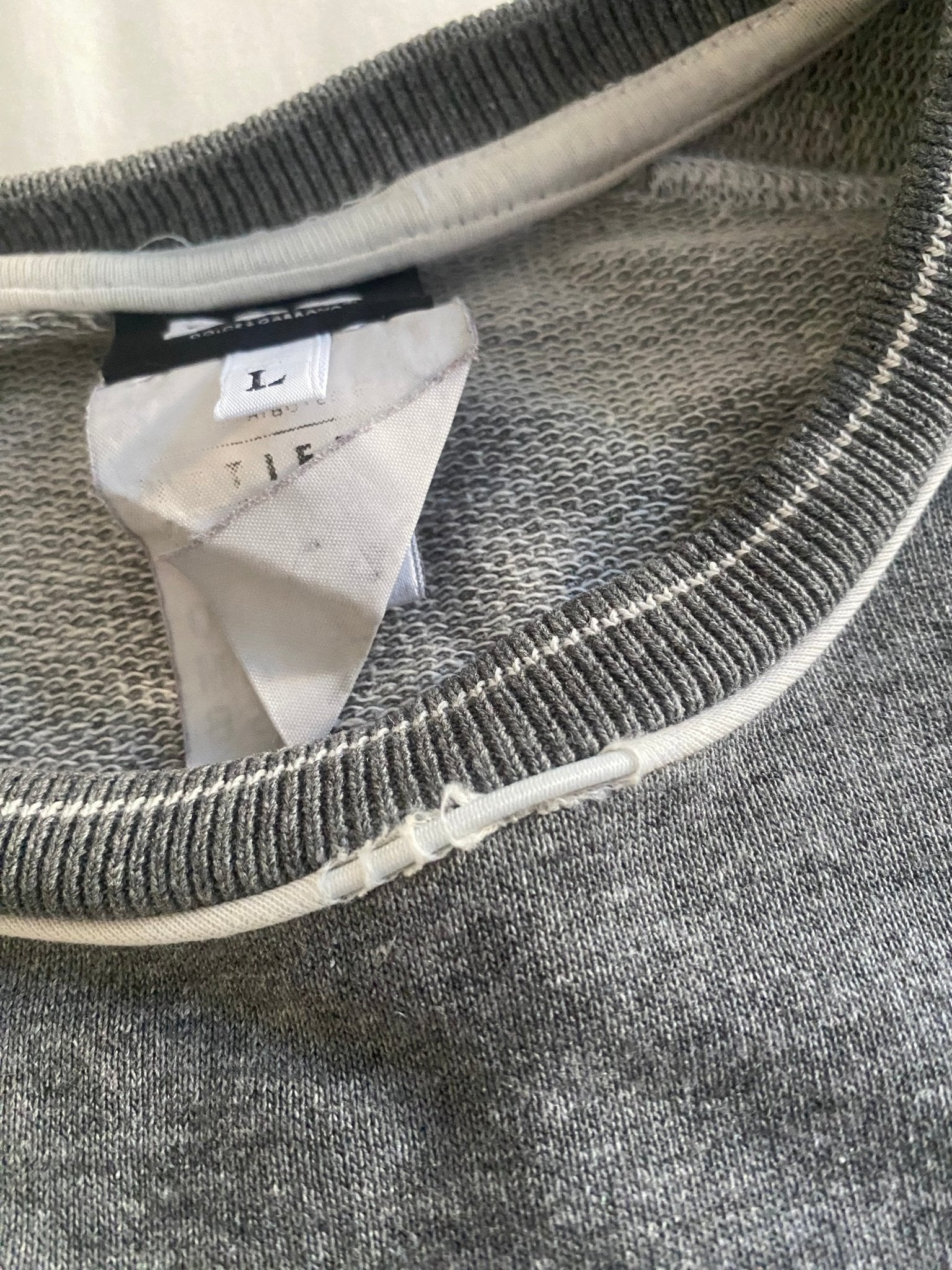 Y2K Dolce & Gabbana Gym Printed Crewneck - anbracaminte