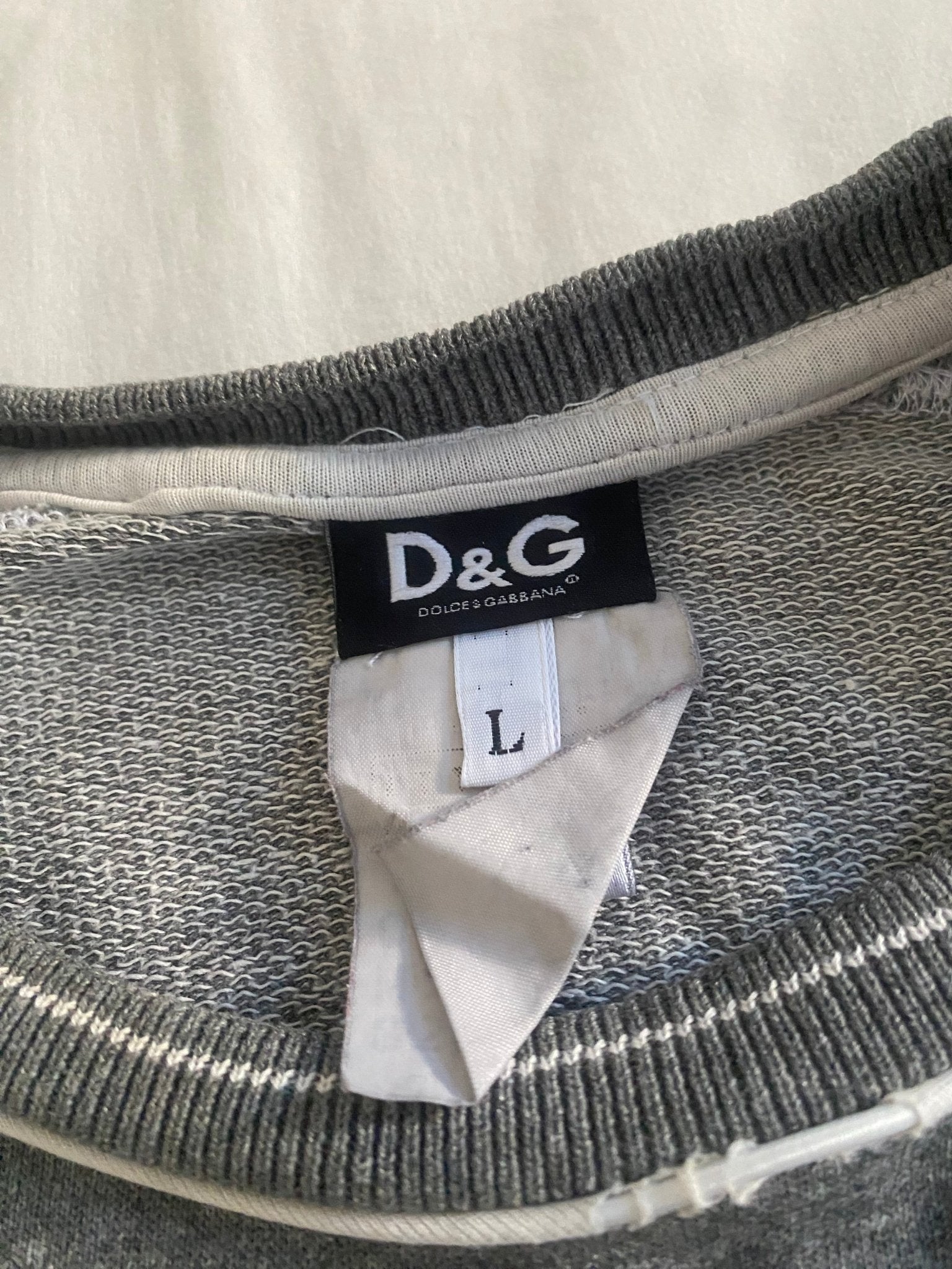 Y2K Dolce & Gabbana Gym Printed Crewneck - anbracaminte