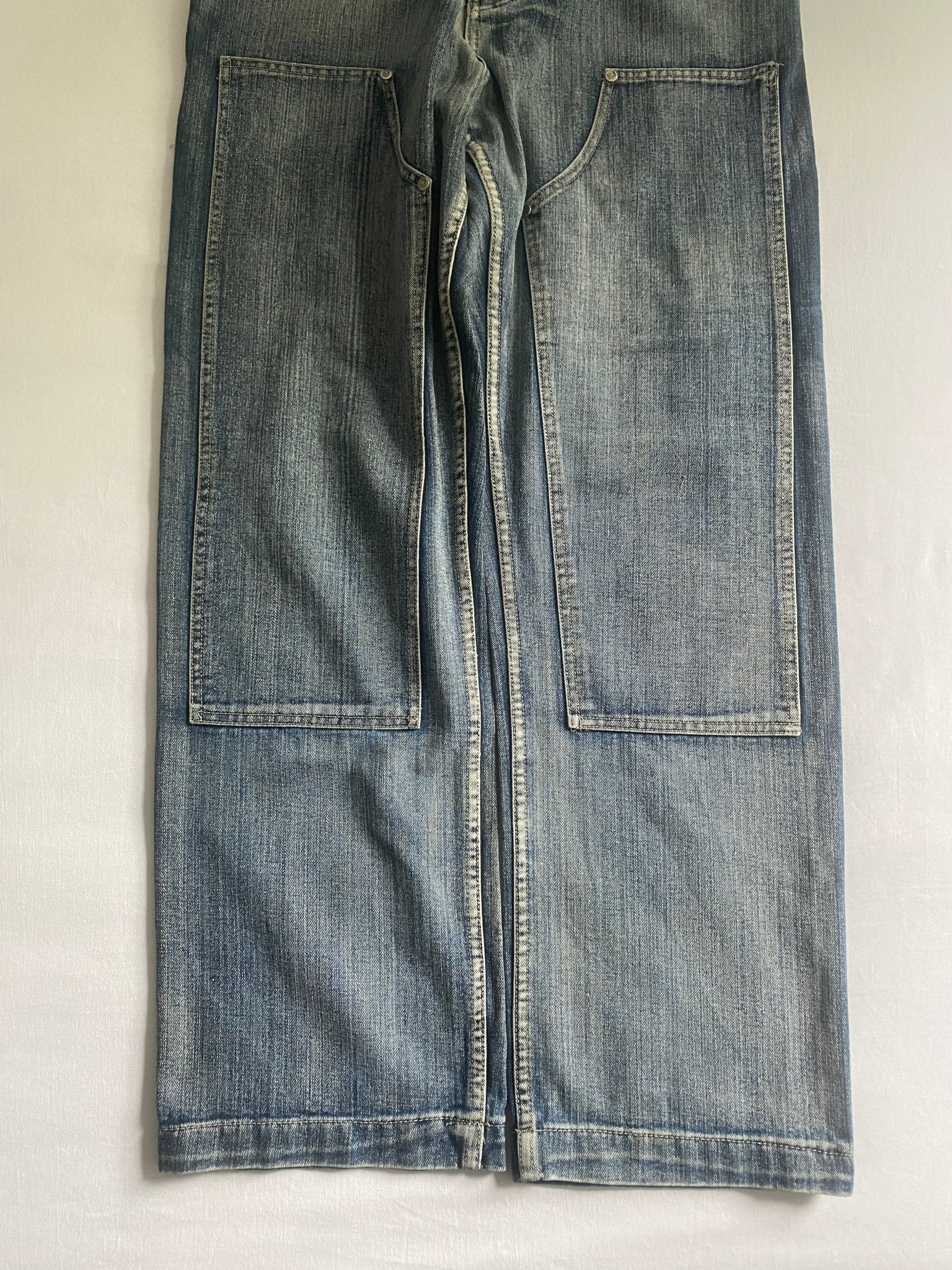 Y2K Double Knee Carpenter Jeans 🔨 | Mărimea 50 | Talie 45 cm - anbracaminte