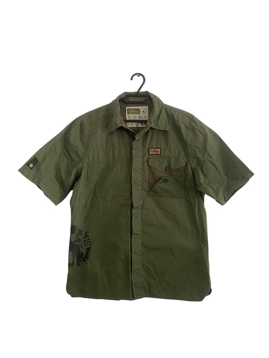Y2K Ecko Function by Ecko Unltd Printed Military Inspired Shirt - anbracaminte