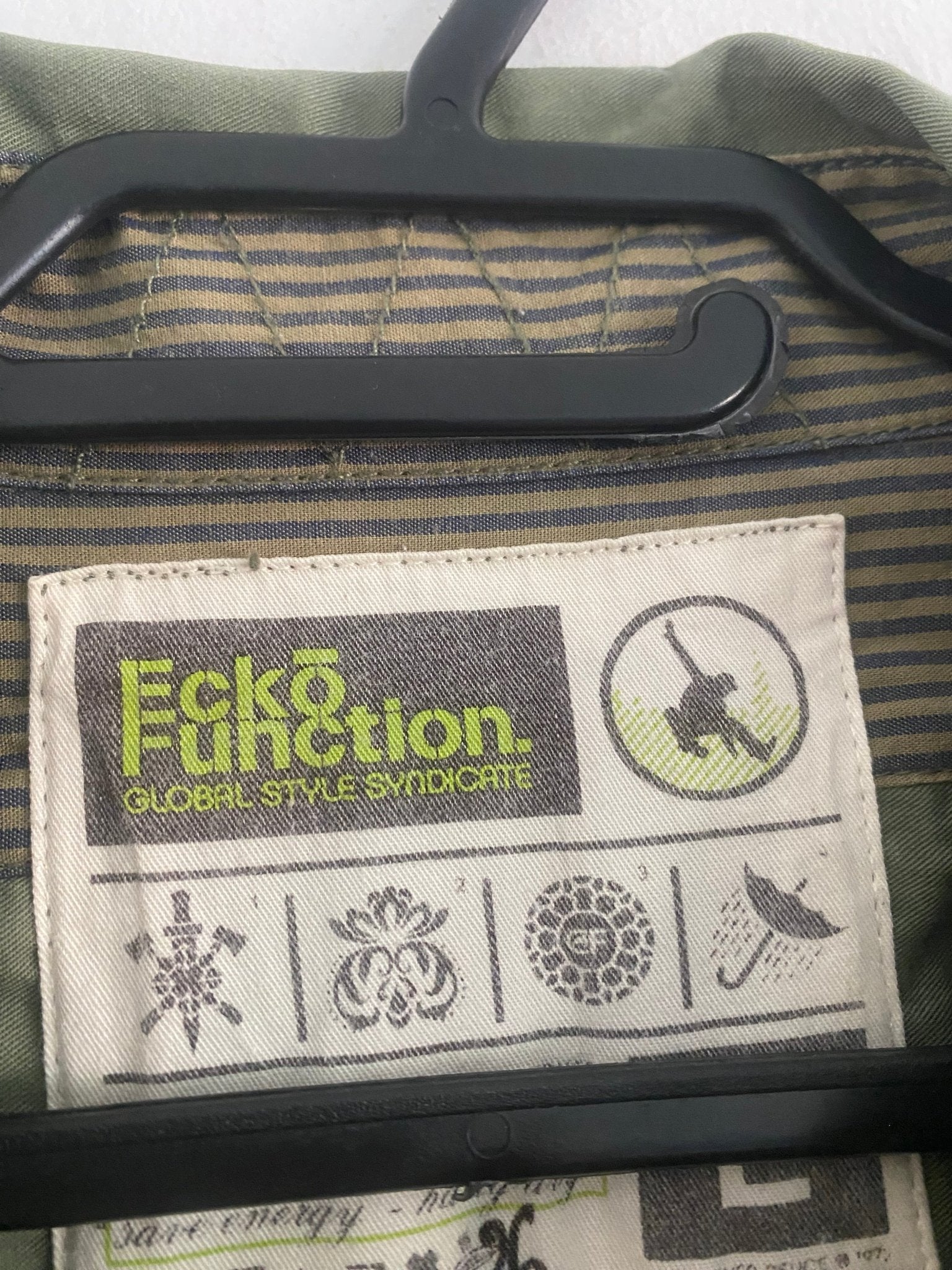Y2K Ecko Function by Ecko Unltd Printed Military Inspired Shirt - anbracaminte