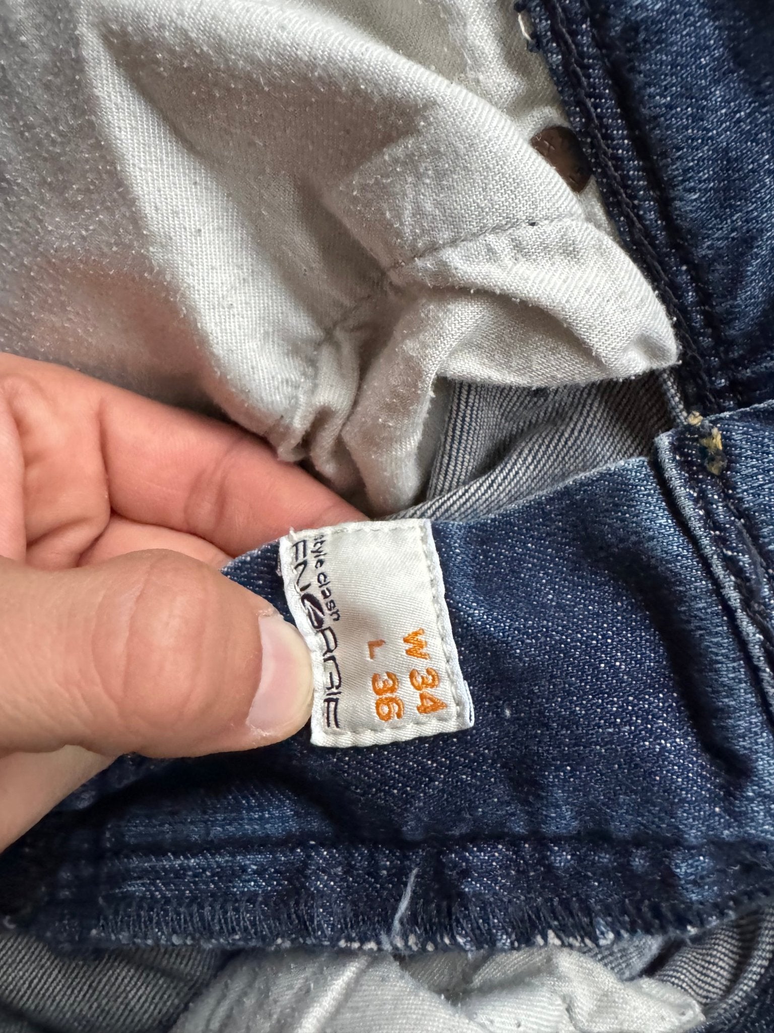 👖 Y2K Energie Emerson Jeans / Light Wash (W34 x L36) - anbracaminte
