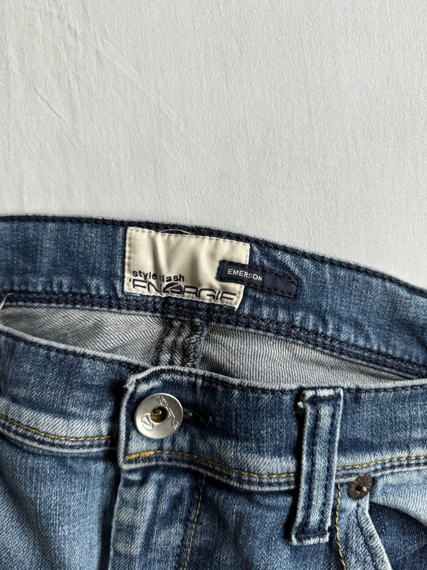 👖 Y2K Energie Emerson Jeans / Light Wash (W34 x L36) - anbracaminte