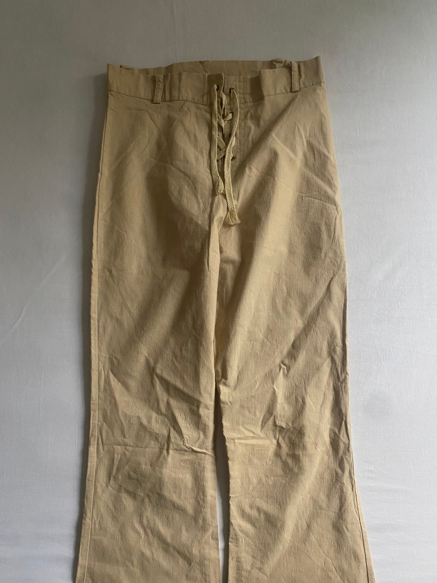 Y2K Flared Summer Pants - anbracaminte
