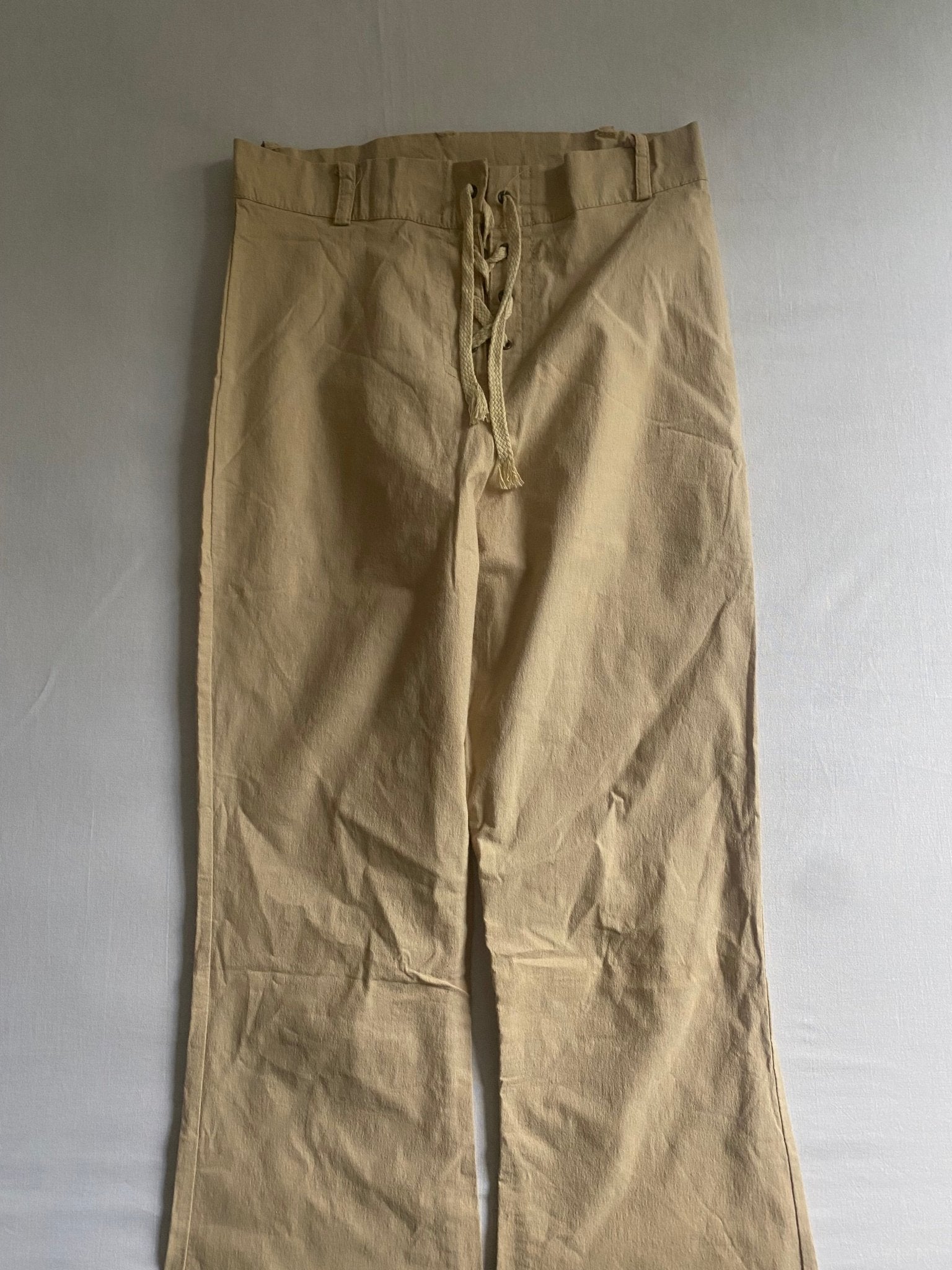 Y2K Flared Summer Pants - anbracaminte