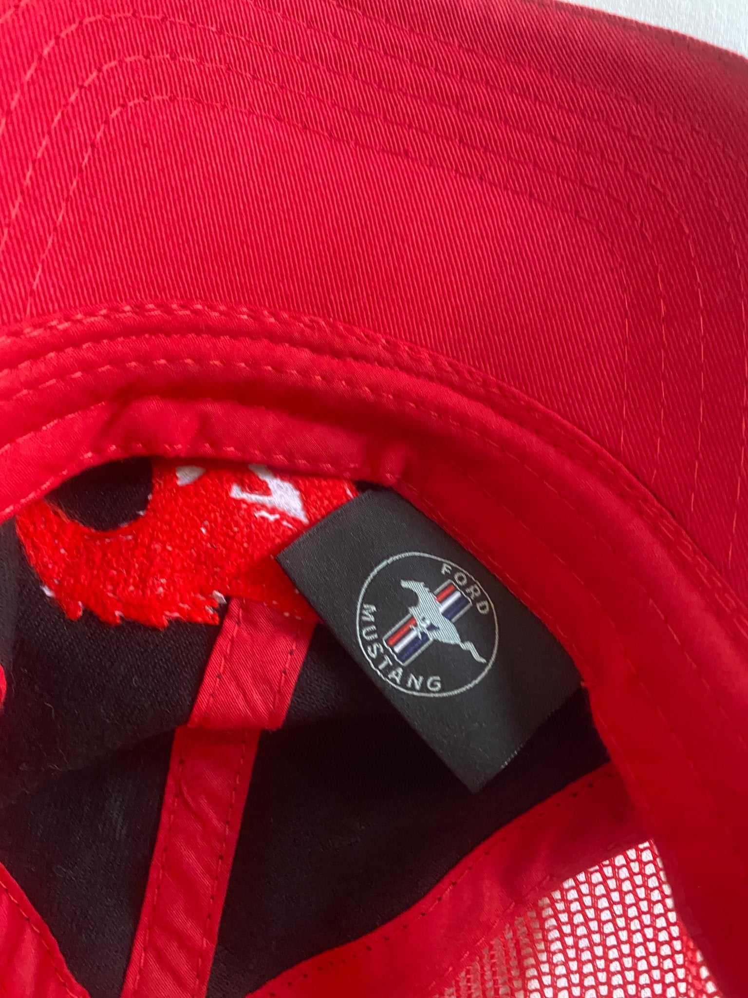 Y2K Ford Mustang Trucker Hat - anbracaminte