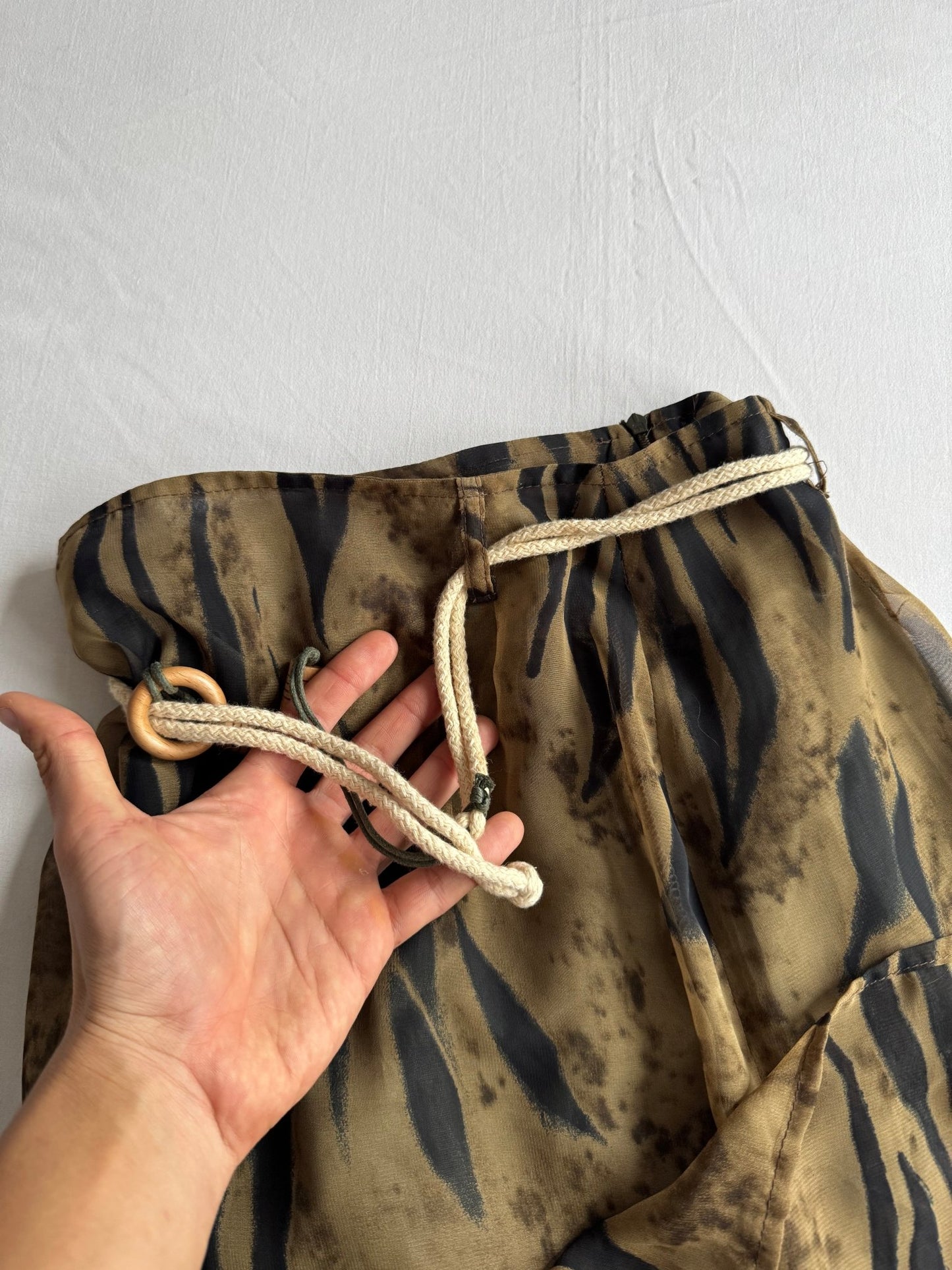 🐅 Y2K fustă animal print – mărime S - anbracaminte