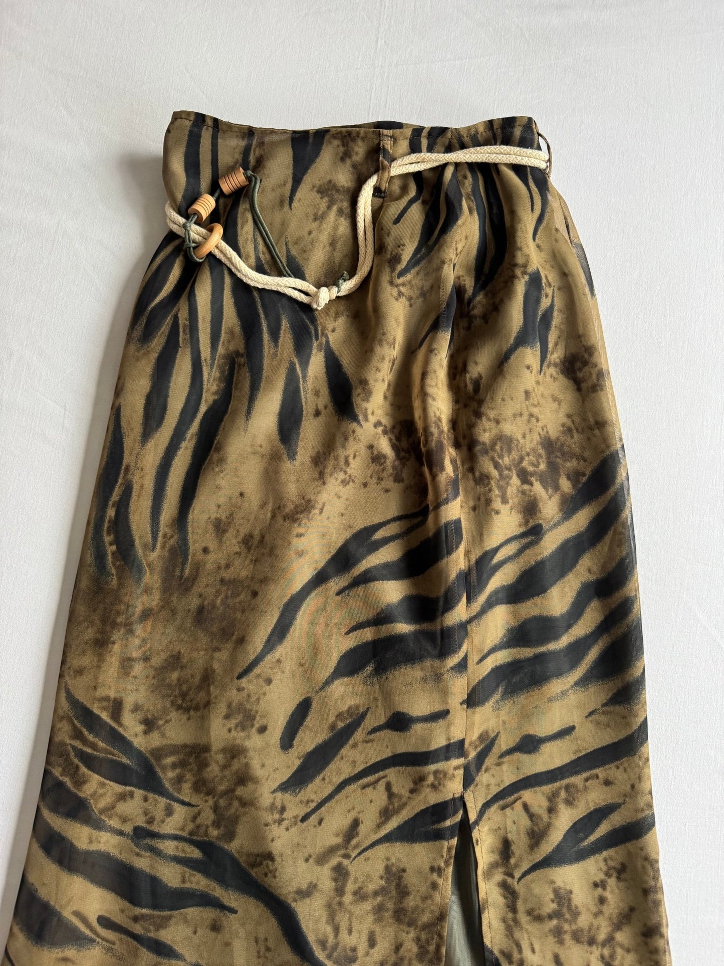 🐅 Y2K fustă animal print – mărime S - anbracaminte