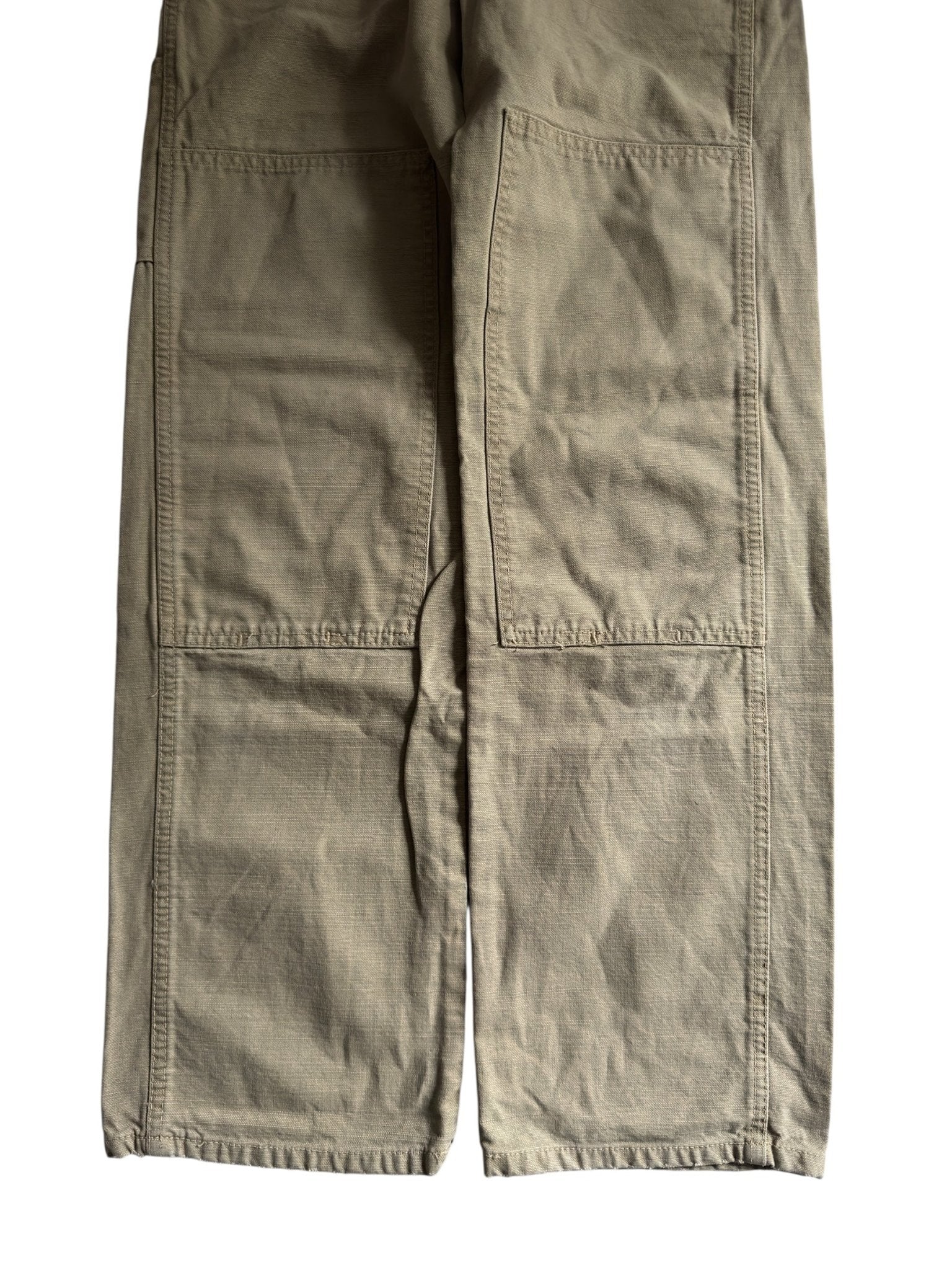 🔨 Y2K G - Star Cream Carpenter Double Knee Trousers – W27 x L30 - anbracaminte