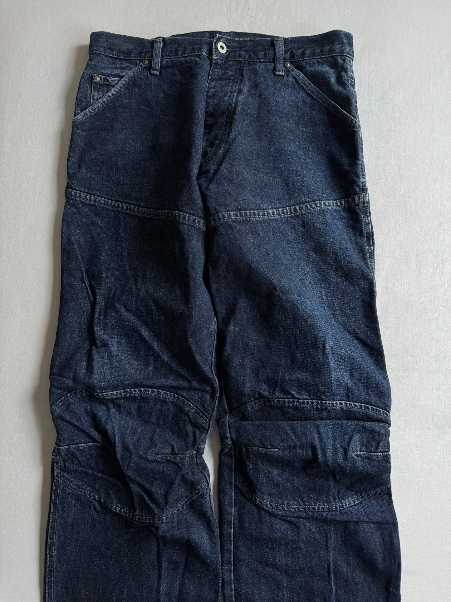👖 Y2K G - Star Elwood Dark Wash Jeans – W34 x L36 - anbracaminte