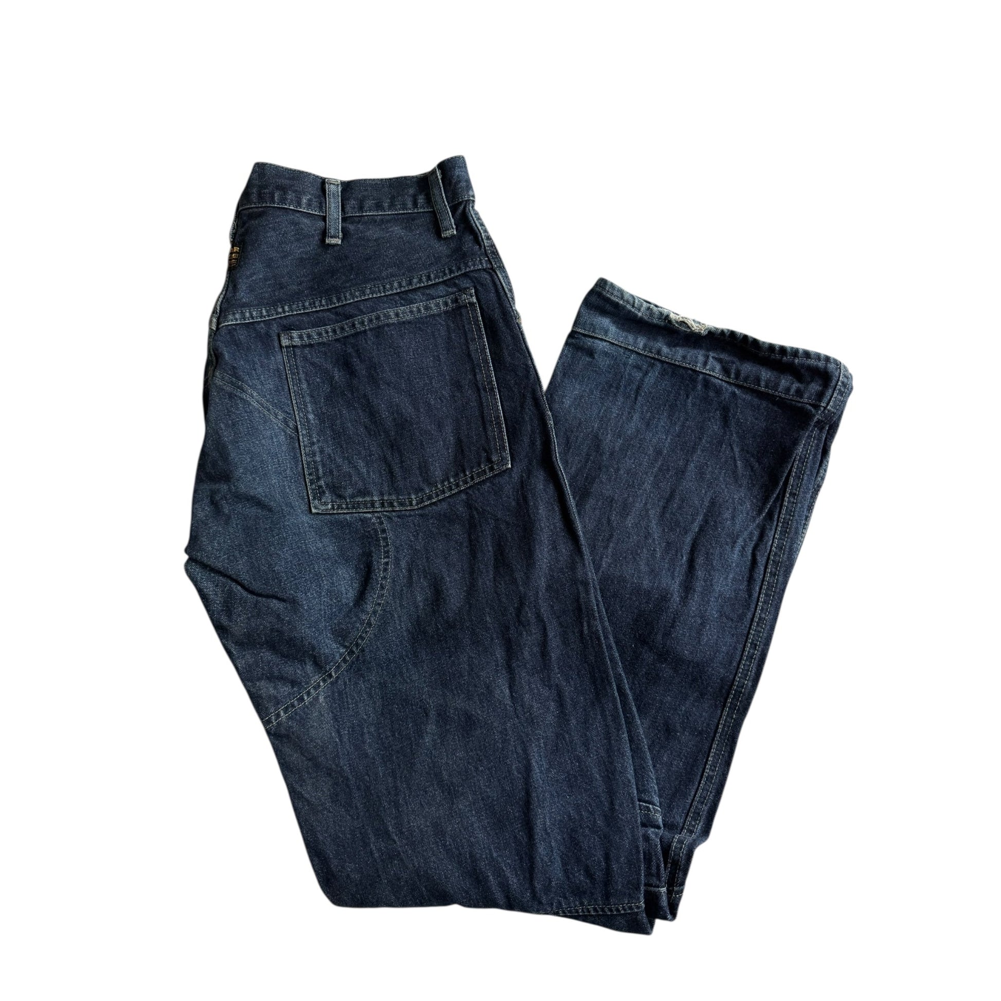 👖 Y2K G - Star Elwood Dark Wash Jeans – W34 x L36 - anbracaminte