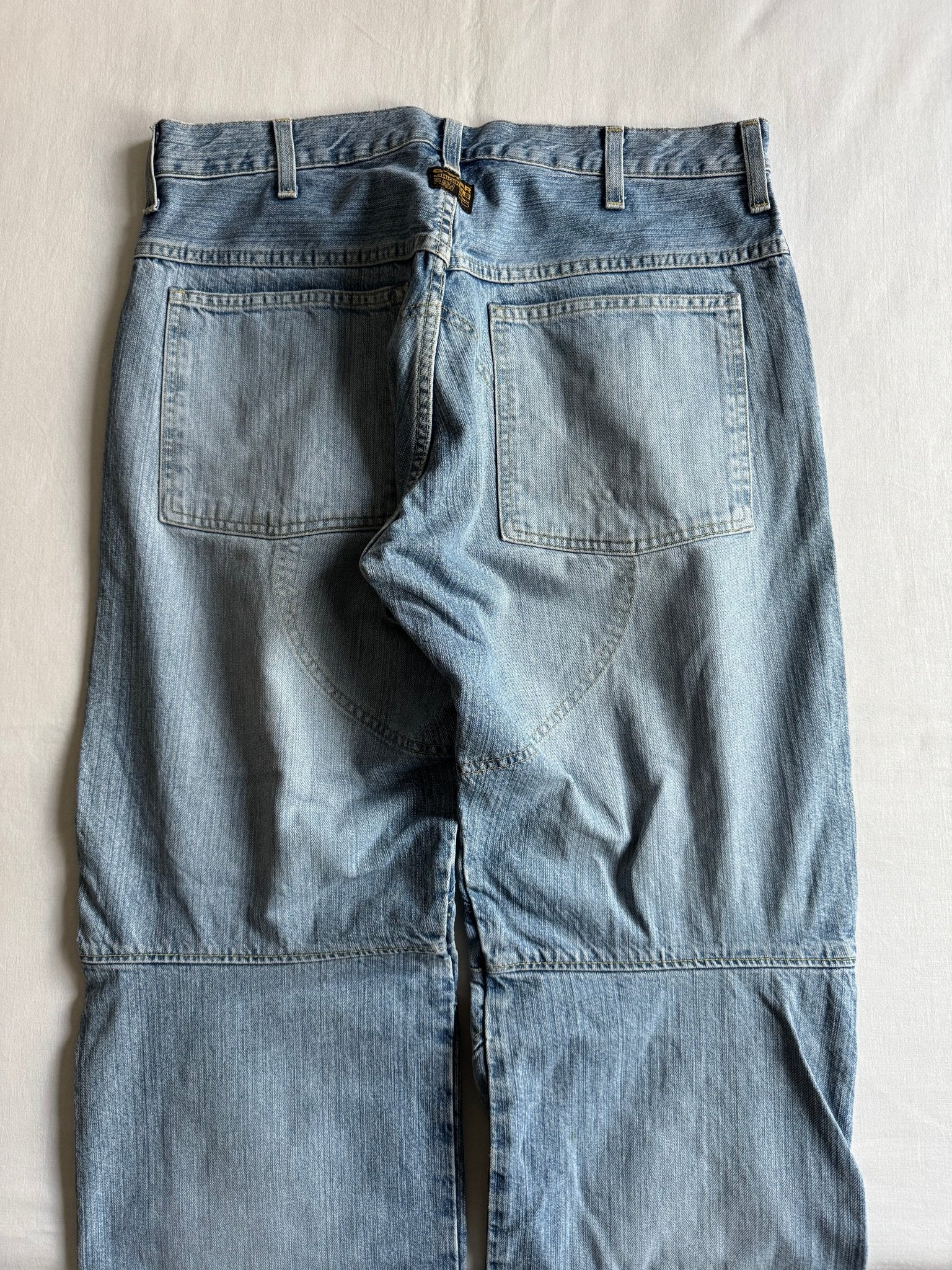 👖 Y2K G - Star Raw Elwood Jeans Light Wash – Made in Italy (W34 L34) - anbracaminte