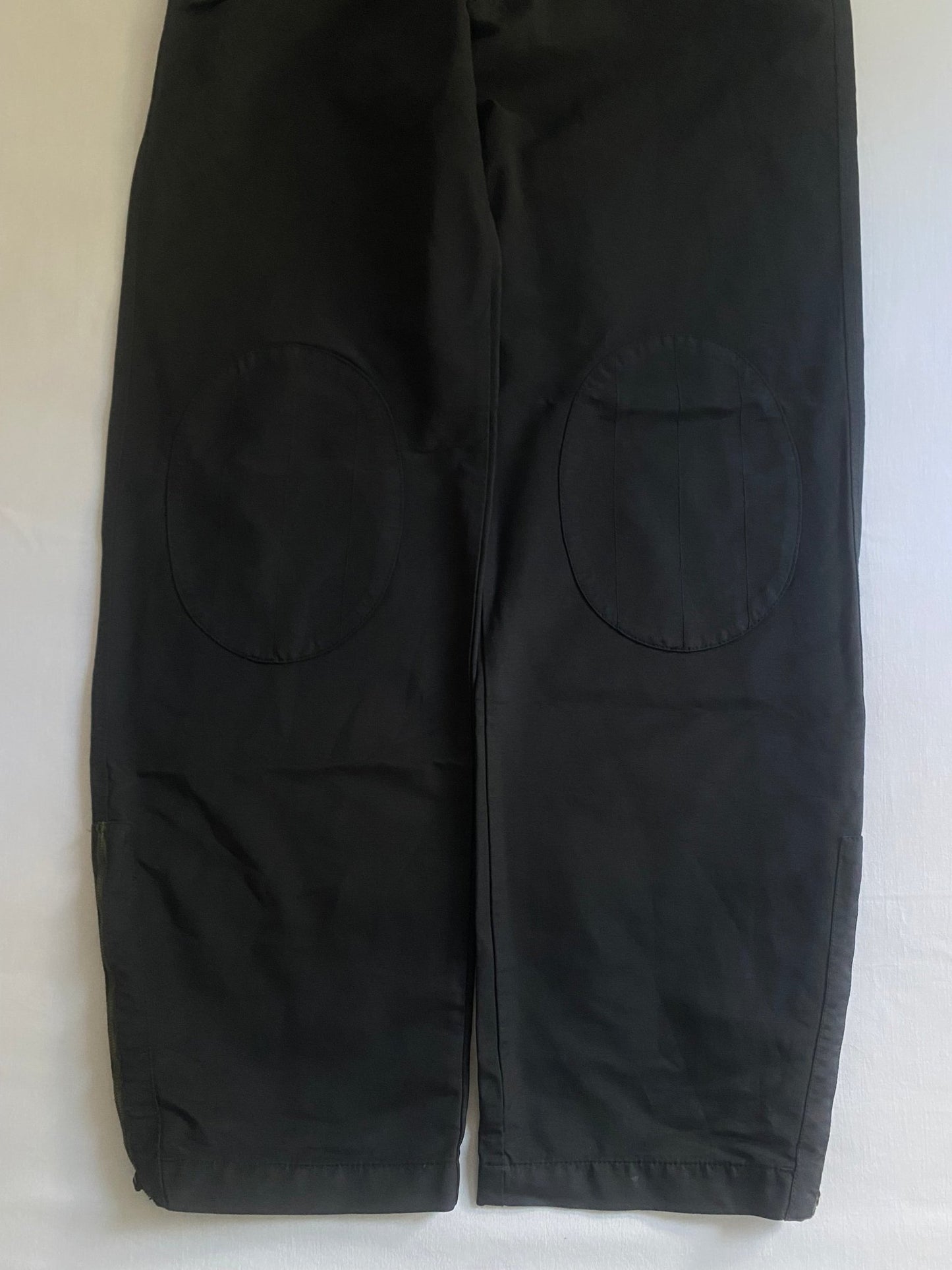 👖 Y2K GAS Jeans – Black Baggy Trousers - anbracaminte