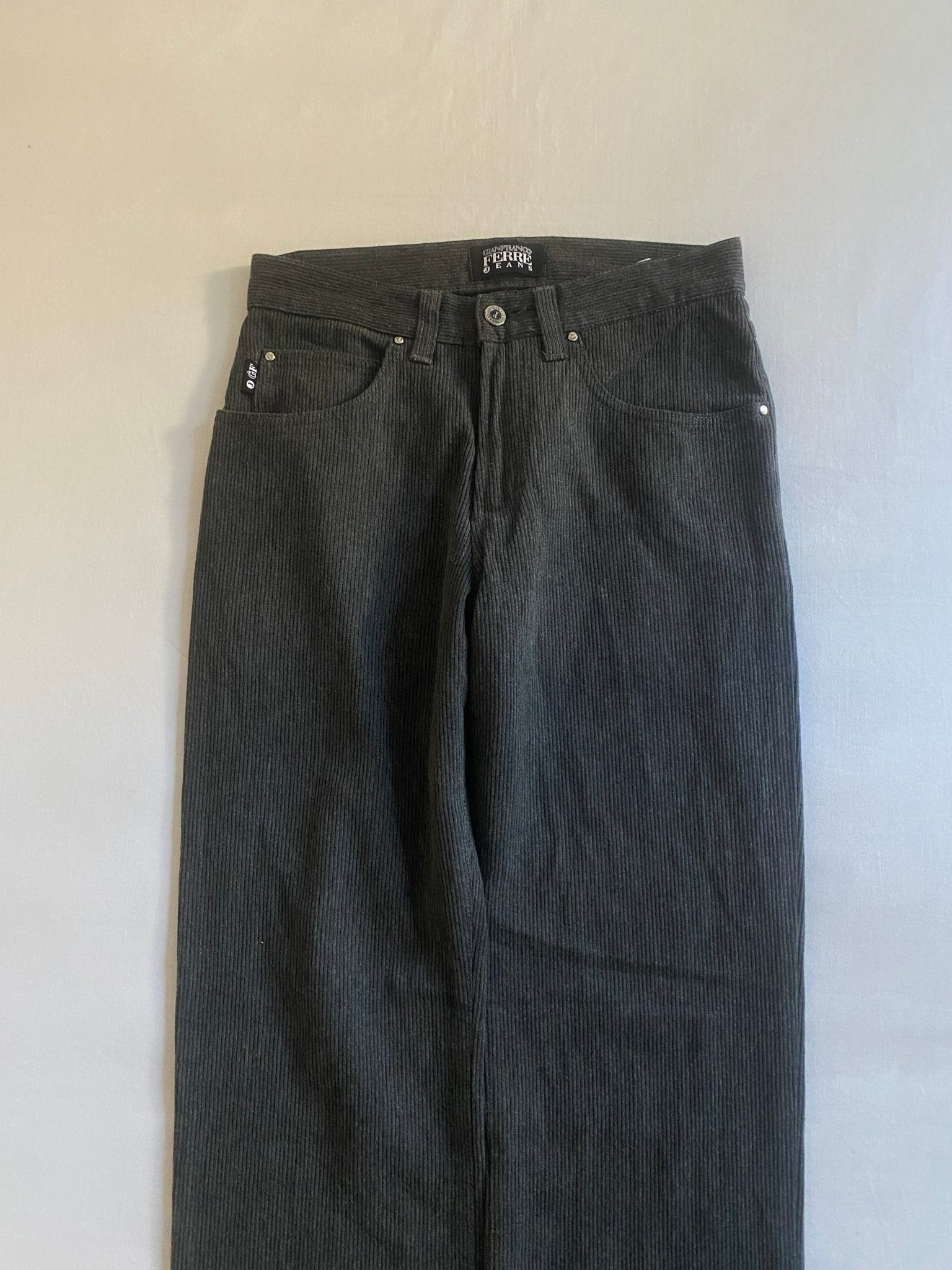Y2K Gianfranco Ferre Light Corduroy Trousers - anbracaminte