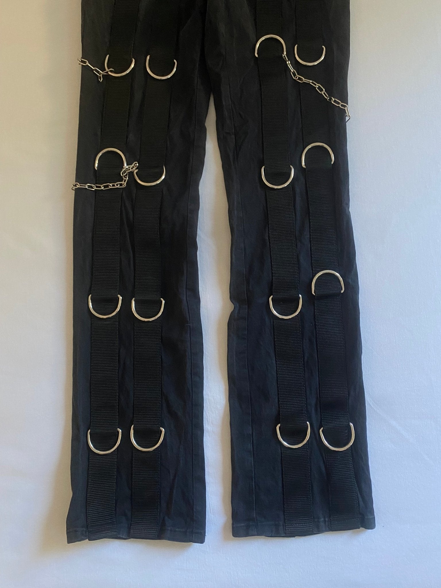 Y2K Goth Rave Pants - anbracaminte