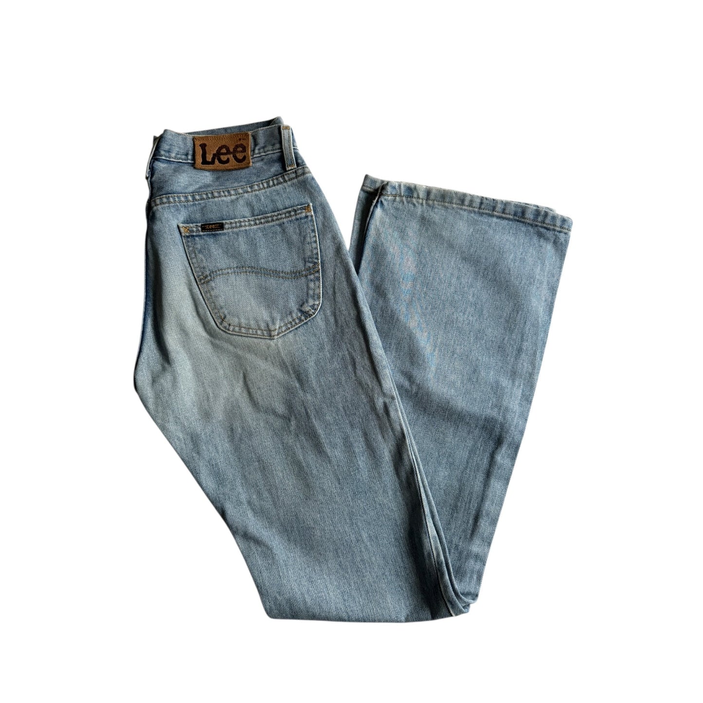 🤠 Y2K Lee Denver Blugi Light Wash / Bootcut Fit (W31 x L34) - anbracaminte