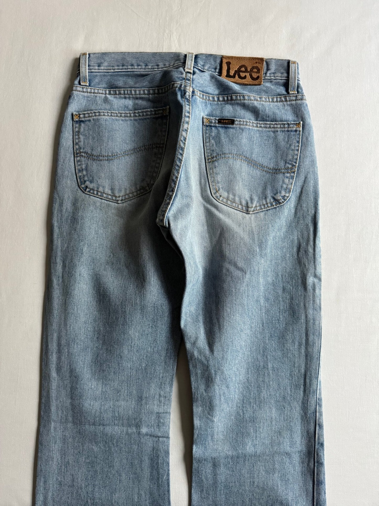 🤠 Y2K Lee Denver Blugi Light Wash / Bootcut Fit (W31 x L34) - anbracaminte