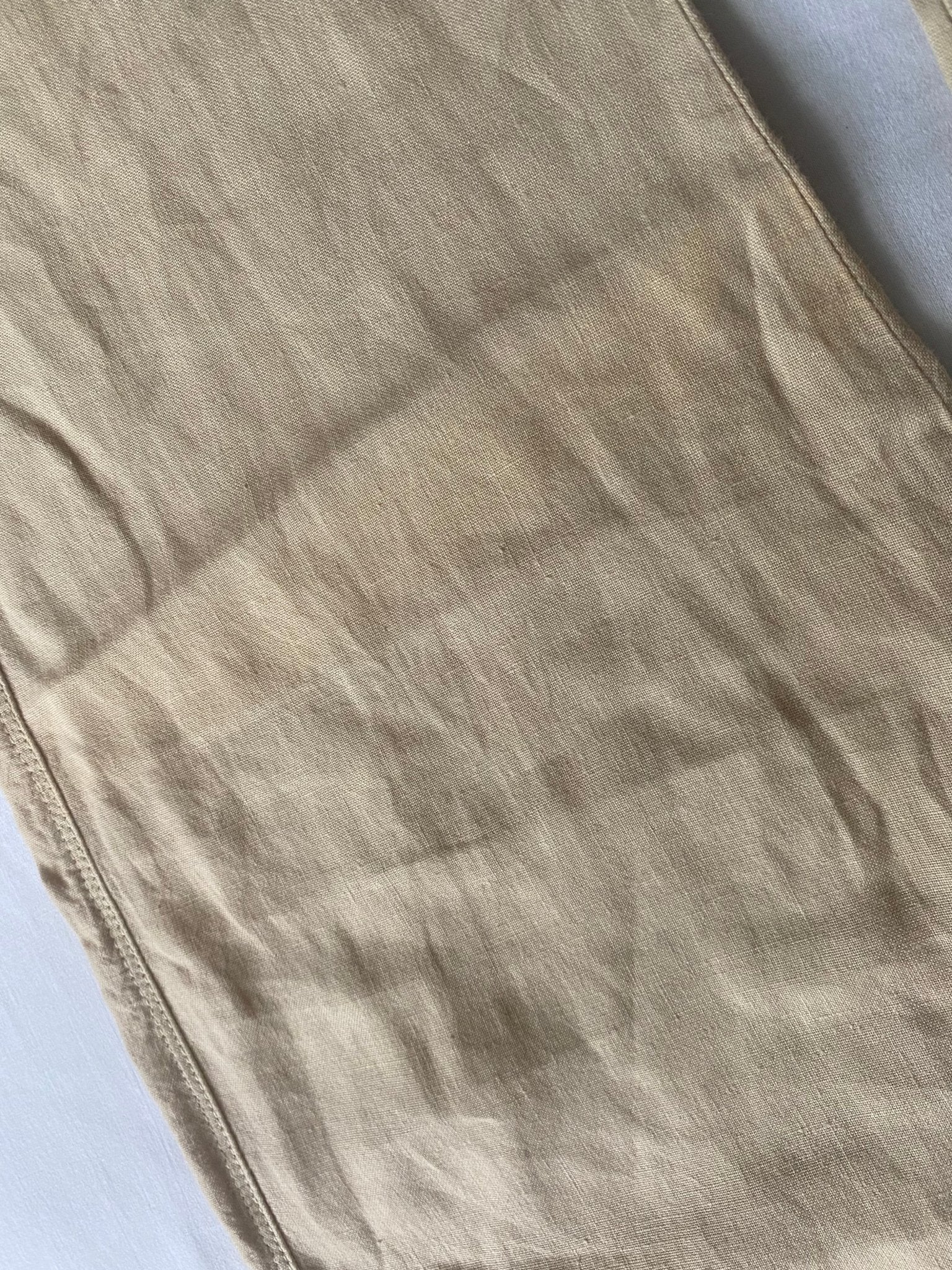 👖 Y2K Levi’s Cream Linen Baggy Pants - anbracaminte