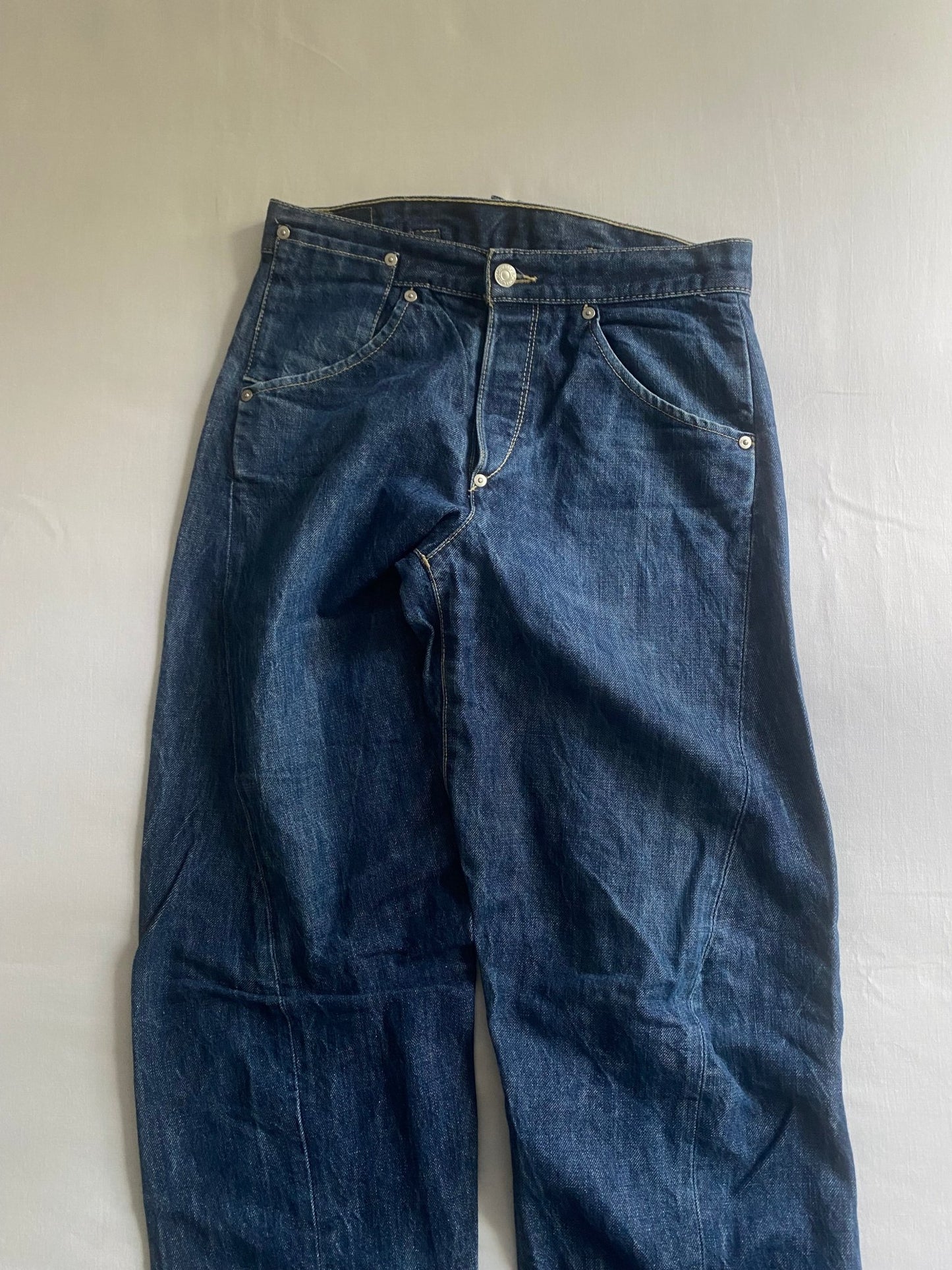 👖 Y2K Levi’s Engineered Jeans Line Buckle Back Baggy Jeans - anbracaminte