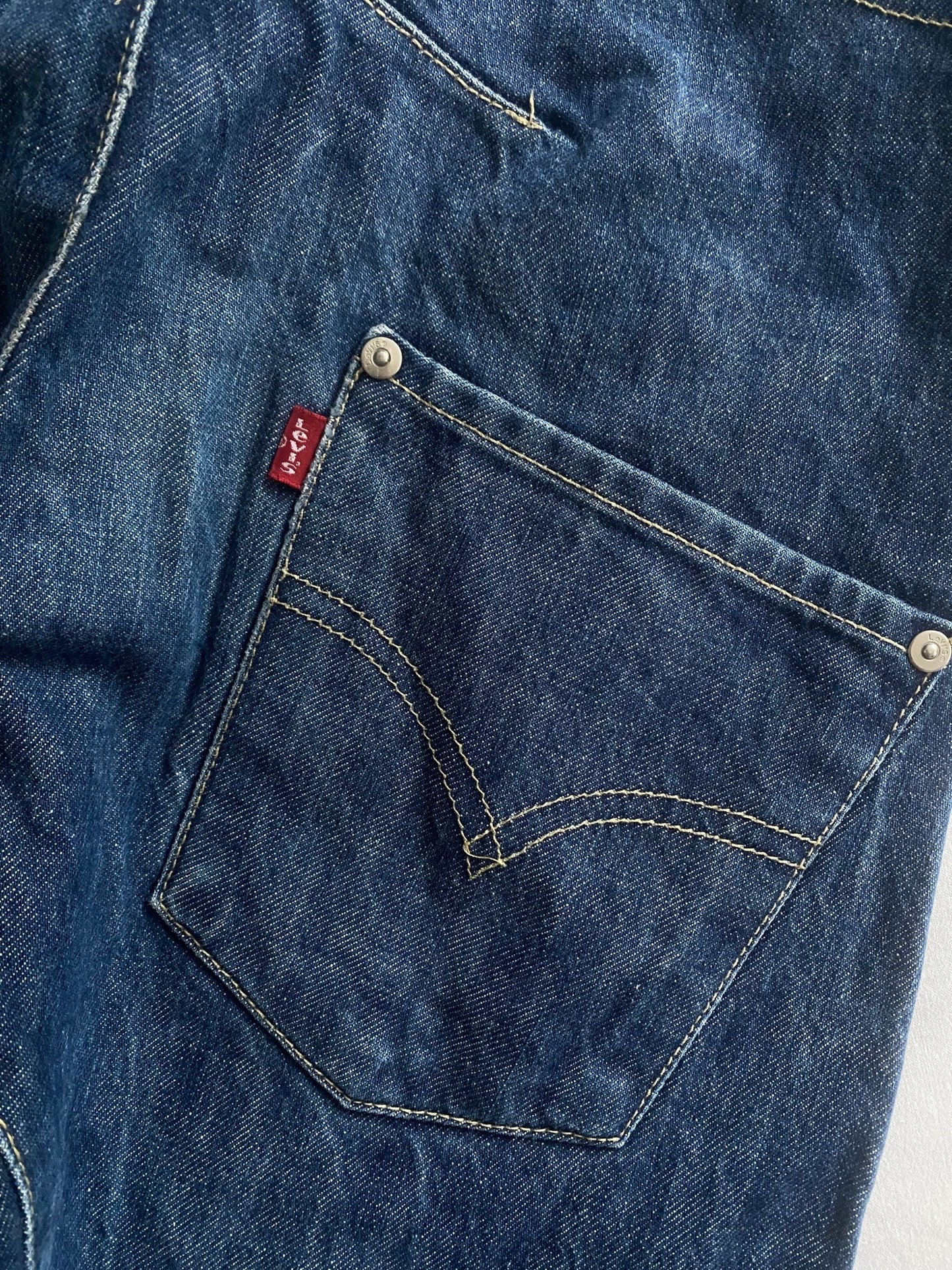 👖 Y2K Levi’s Engineered Jeans Line Buckle Back Baggy Jeans - anbracaminte