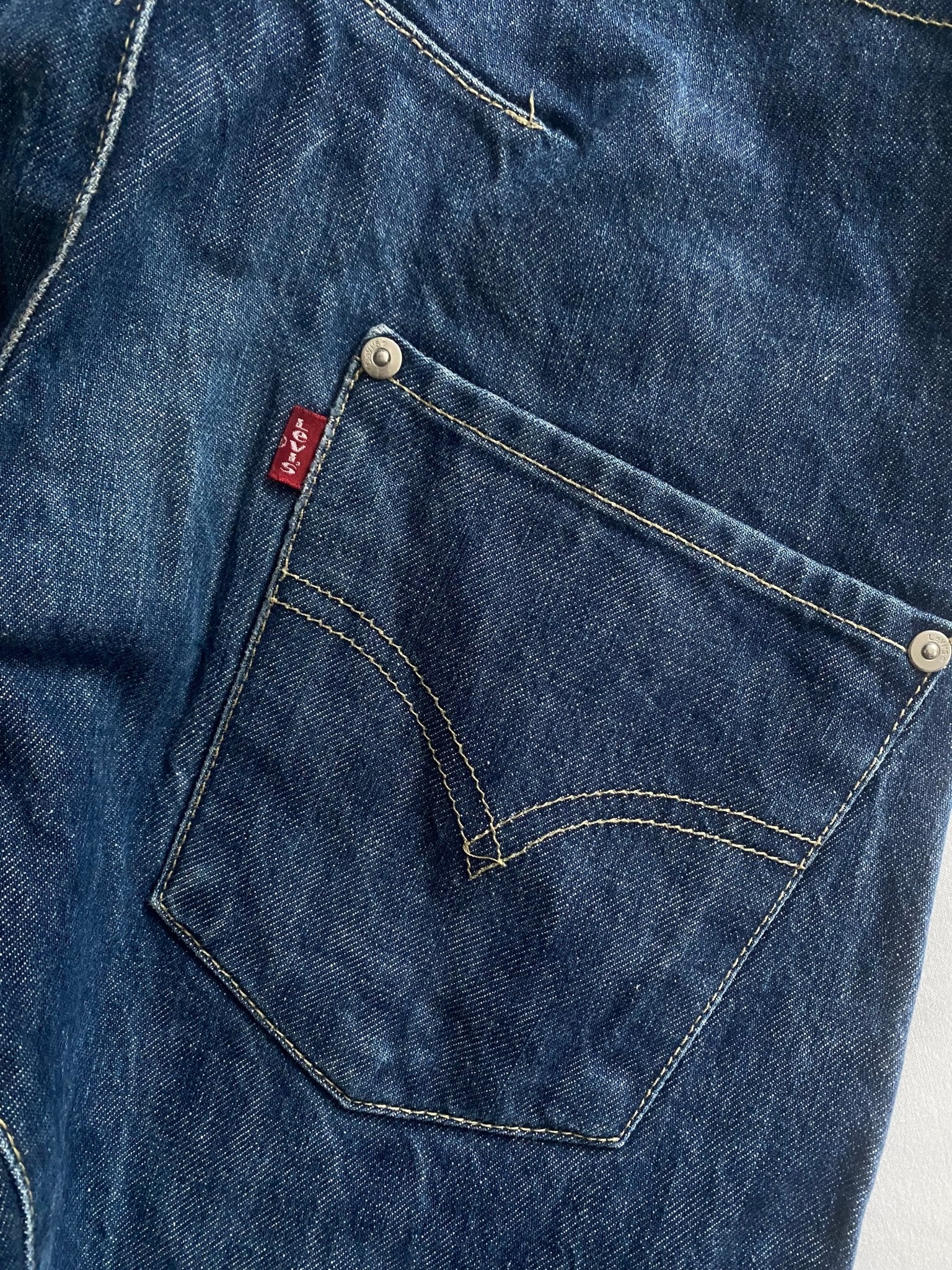 👖 Y2K Levi’s Engineered Jeans Line Buckle Back Baggy Jeans - anbracaminte
