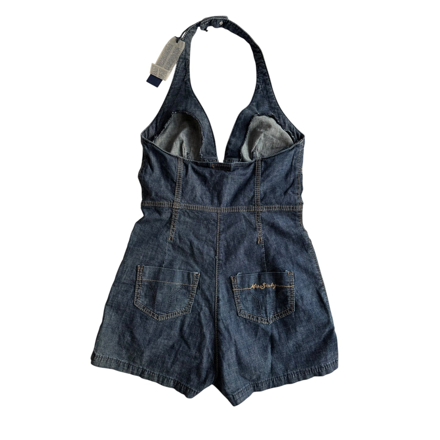 👖 Y2K Miss Sixty Salopetă Din Denim – Mărime M - anbracaminte