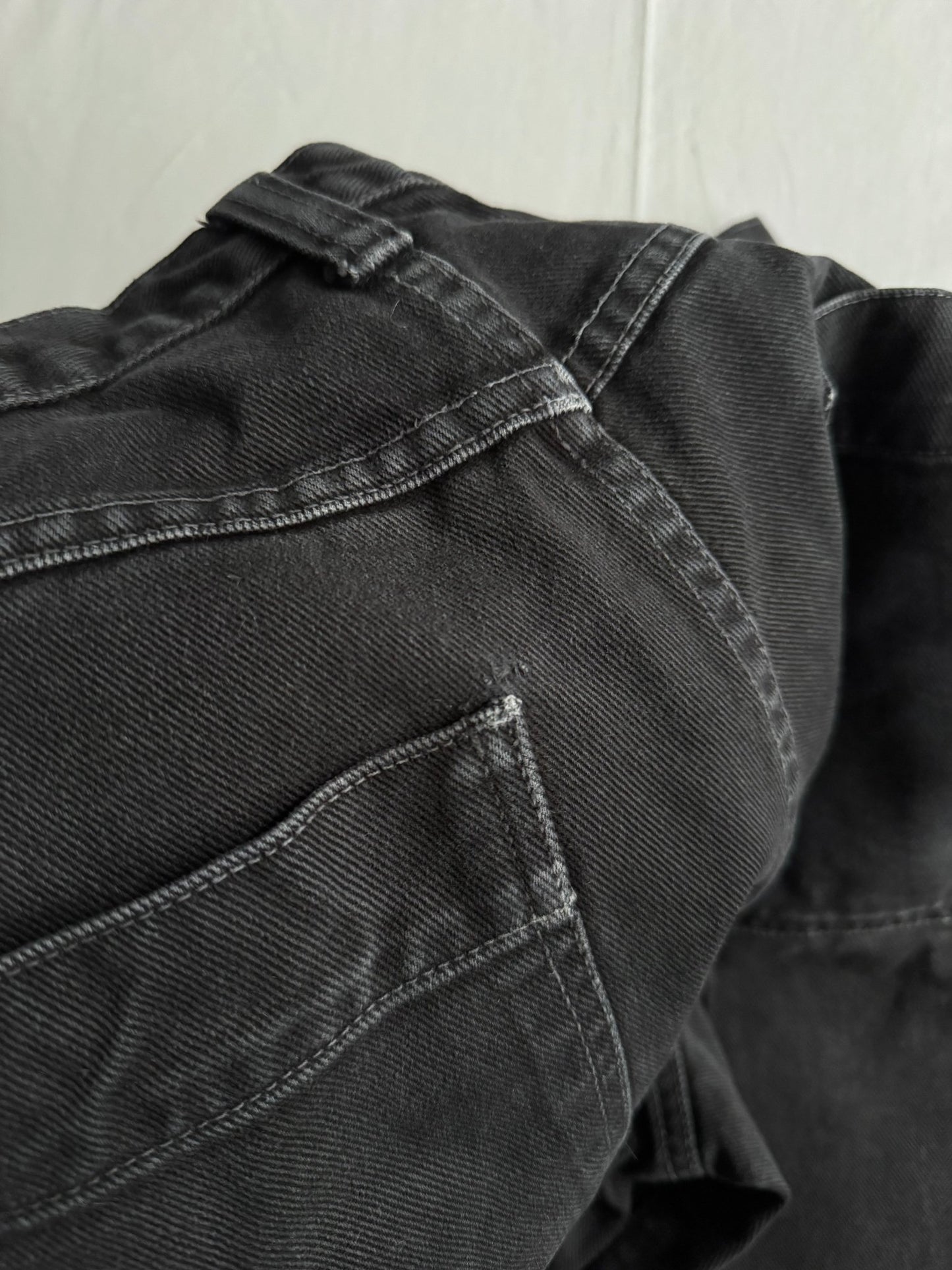 🔨 Y2K Paco Black Carpenter Baggy Jeans – Mărime US 36 / EU 50 - anbracaminte