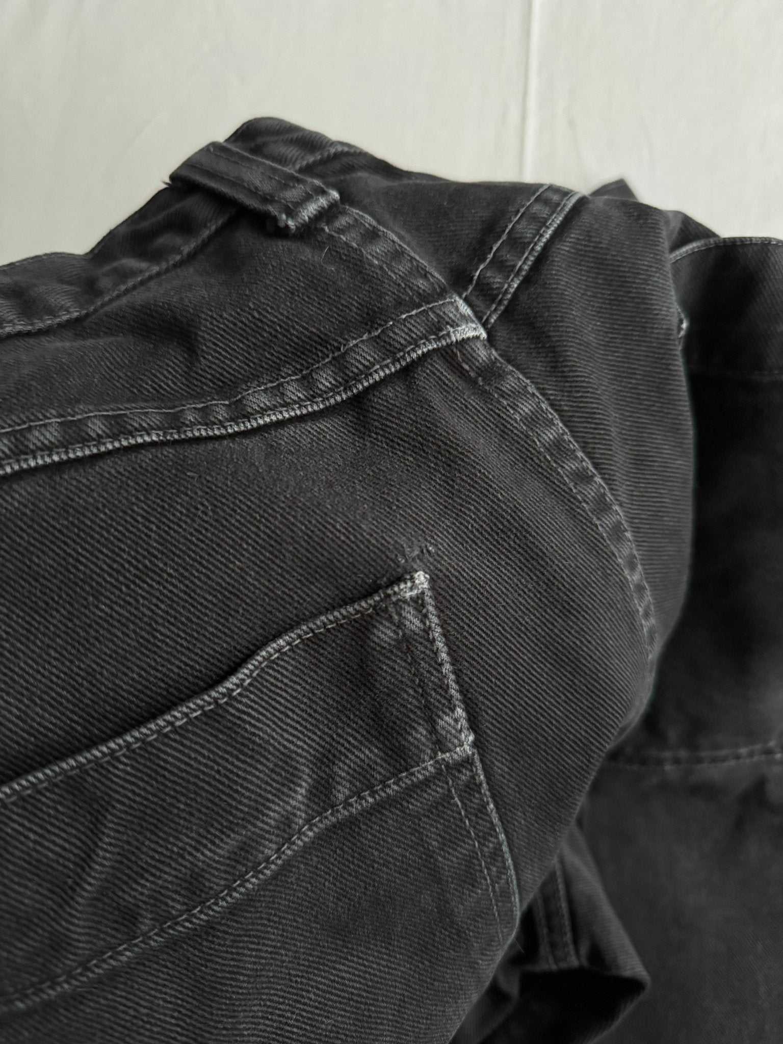 🔨 Y2K Paco Black Carpenter Baggy Jeans – Mărime US 36 / EU 50 - anbracaminte