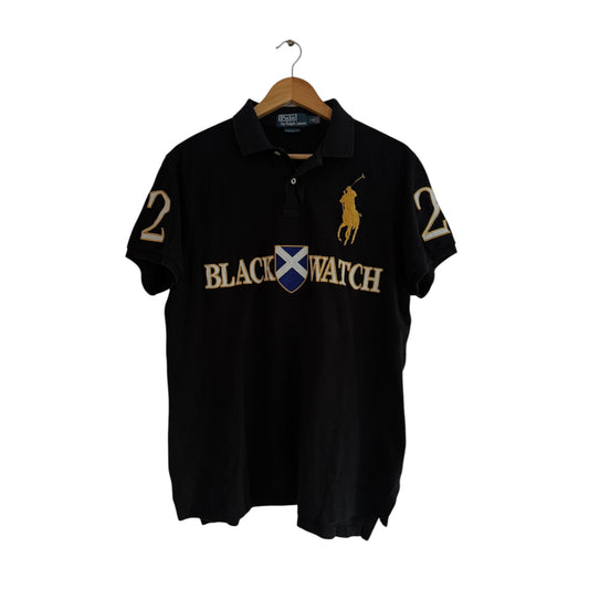 🐴 Y2K Polo by Ralph Lauren Shirt / Blackwatch Big Pony (Mărime L) - anbracaminte